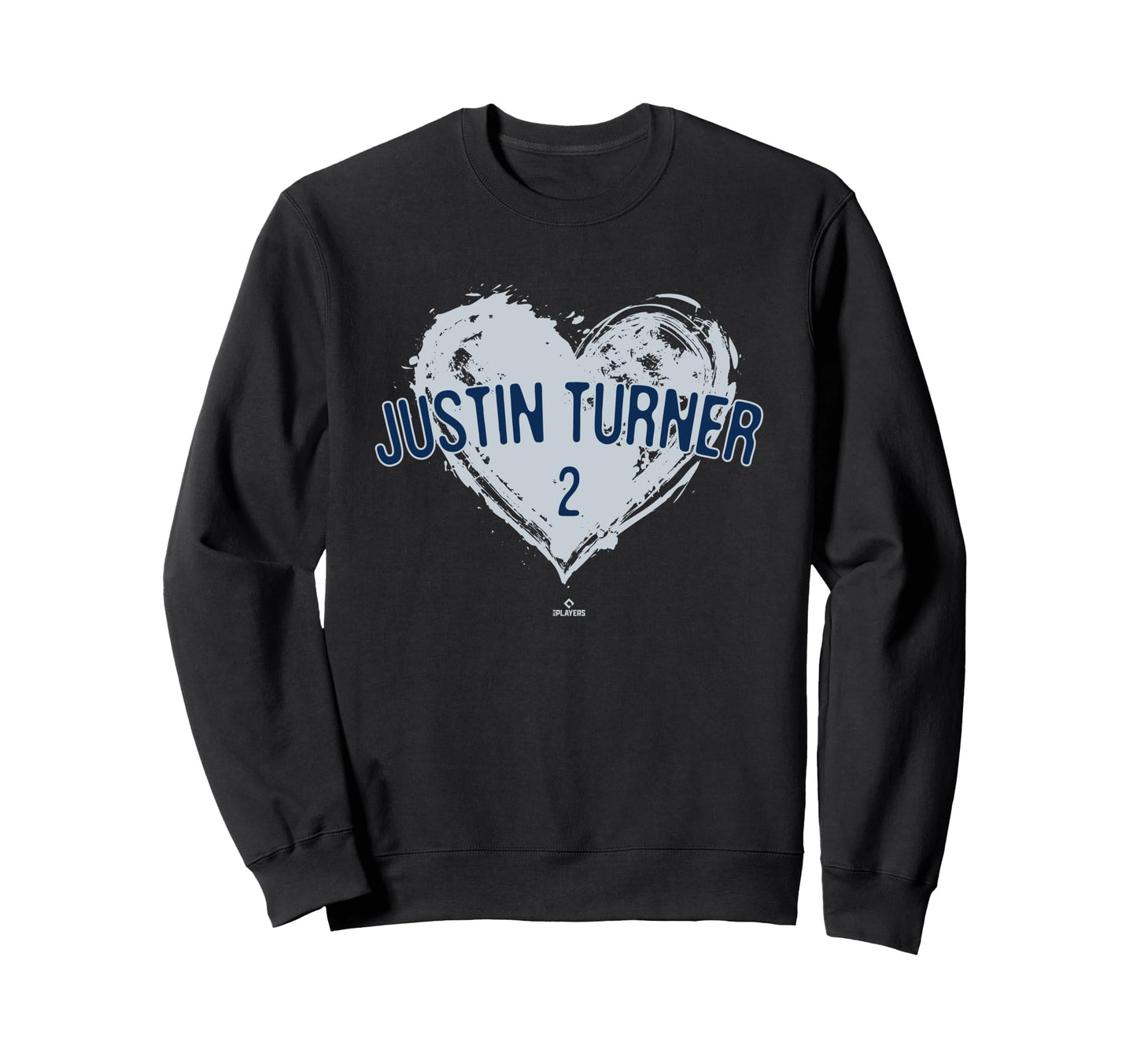 Distressed Heart Justin Turner Sweatshirt - Fun Novelty Design Men Women - T-Shirt, Sweatshirt, Hoodie