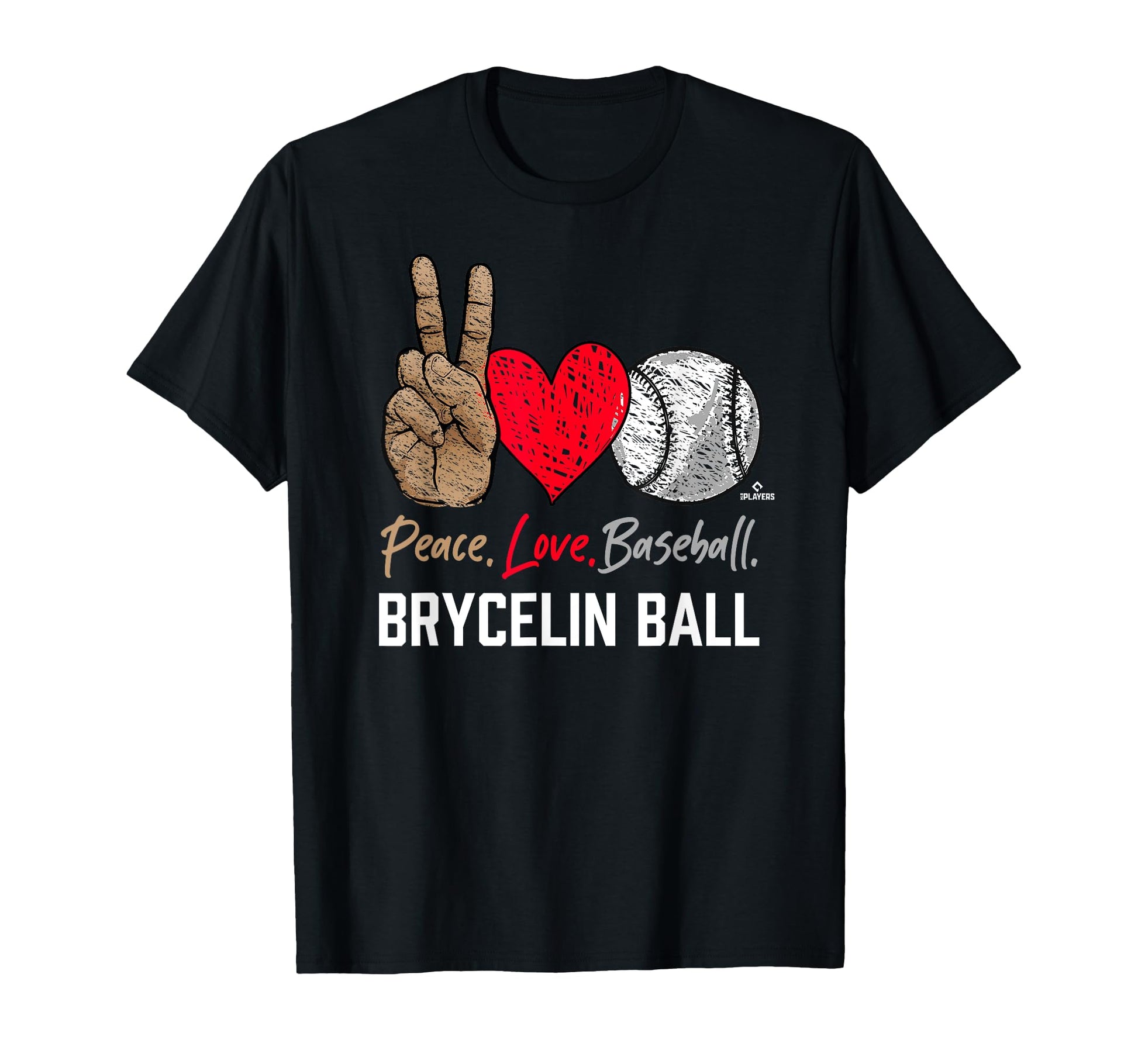 Peace Love Brycelin Ball Prospect T-Shirt - Custom Art Print Unisex - T-Shirt, Sweatshirt, Hoodie