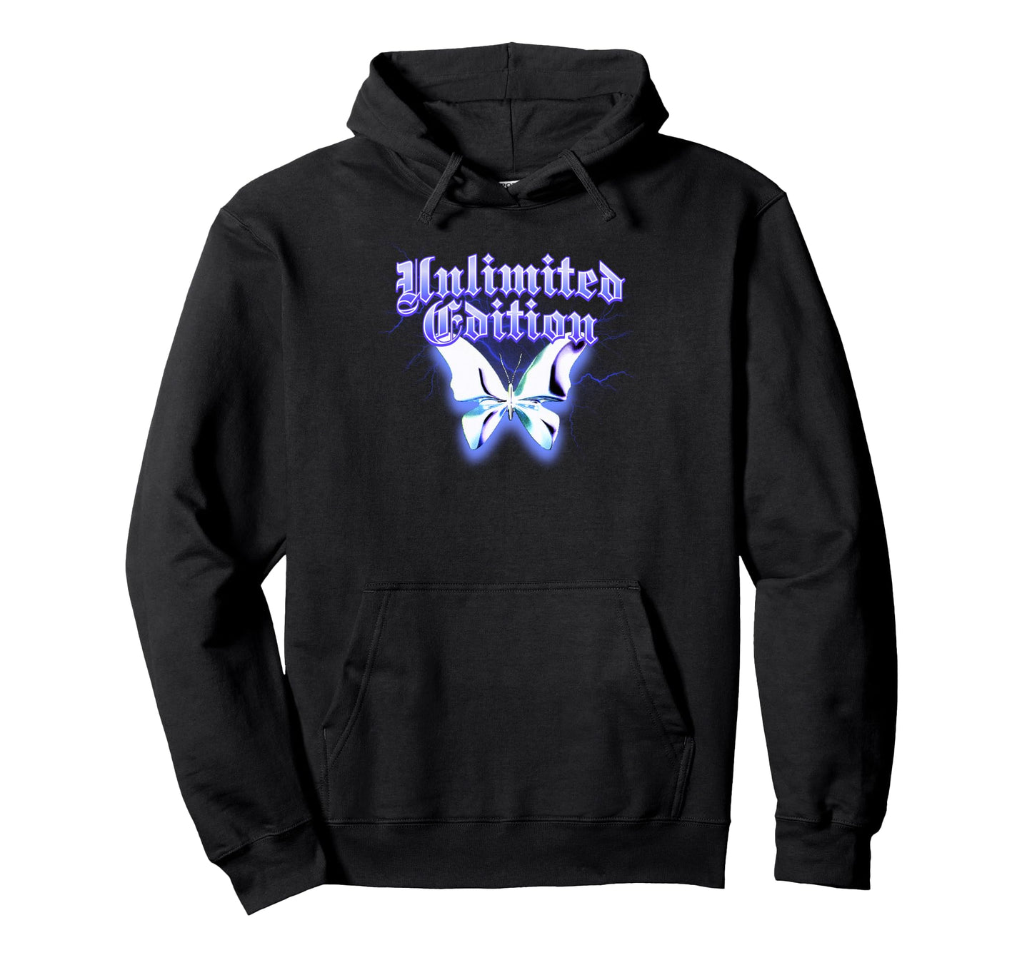 Butterfly Y2K Grunge Aesthetic Hoodie - Trendy Graphic Men Women - T-Shirt, Sweatshirt, Hoodie
