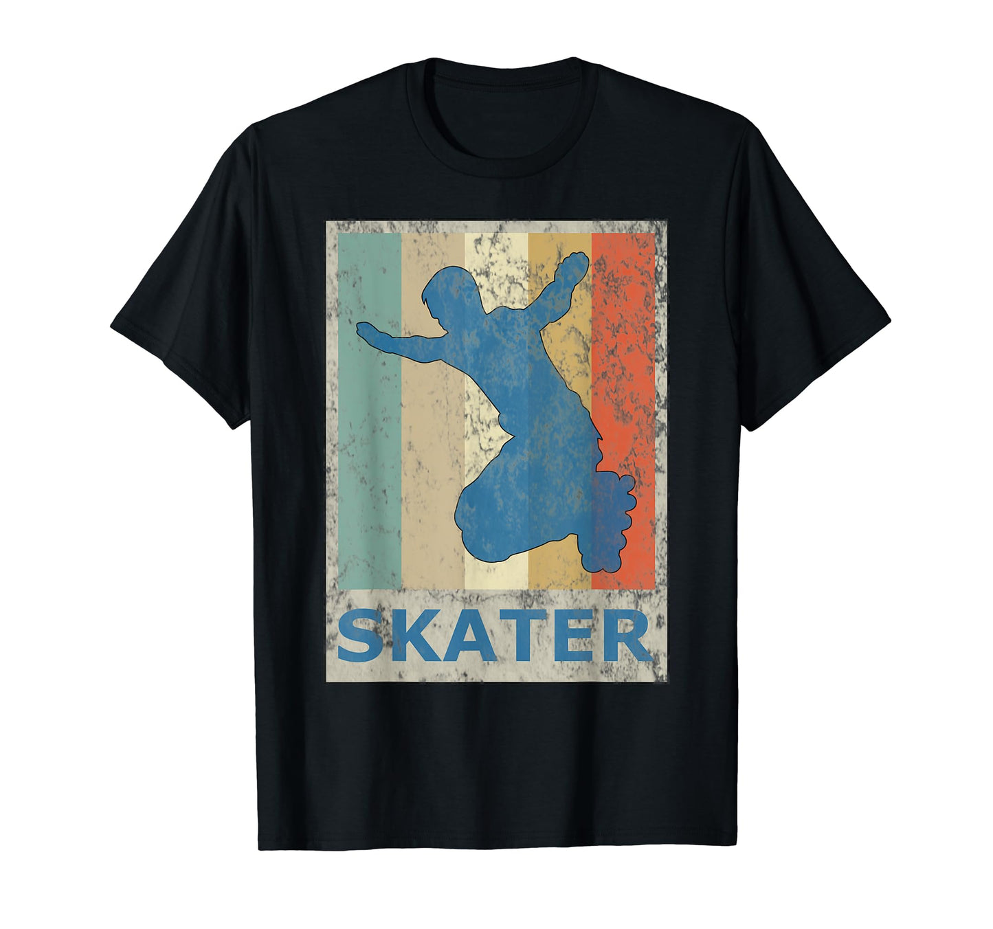Funny Inline Skater Skating T-Shirt - Minimalist Print Unisex - T-Shirt, Sweatshirt, Hoodie