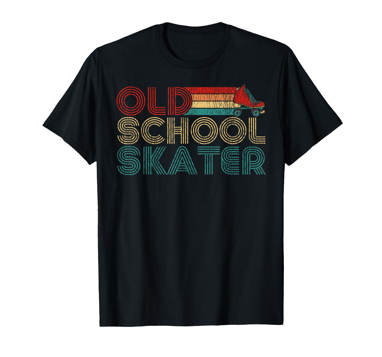 Roller Skating Skate 1970S Old School T-Shirt - Graphic Print for Adults - T-Shirt, Sweatshirt, Hoodie