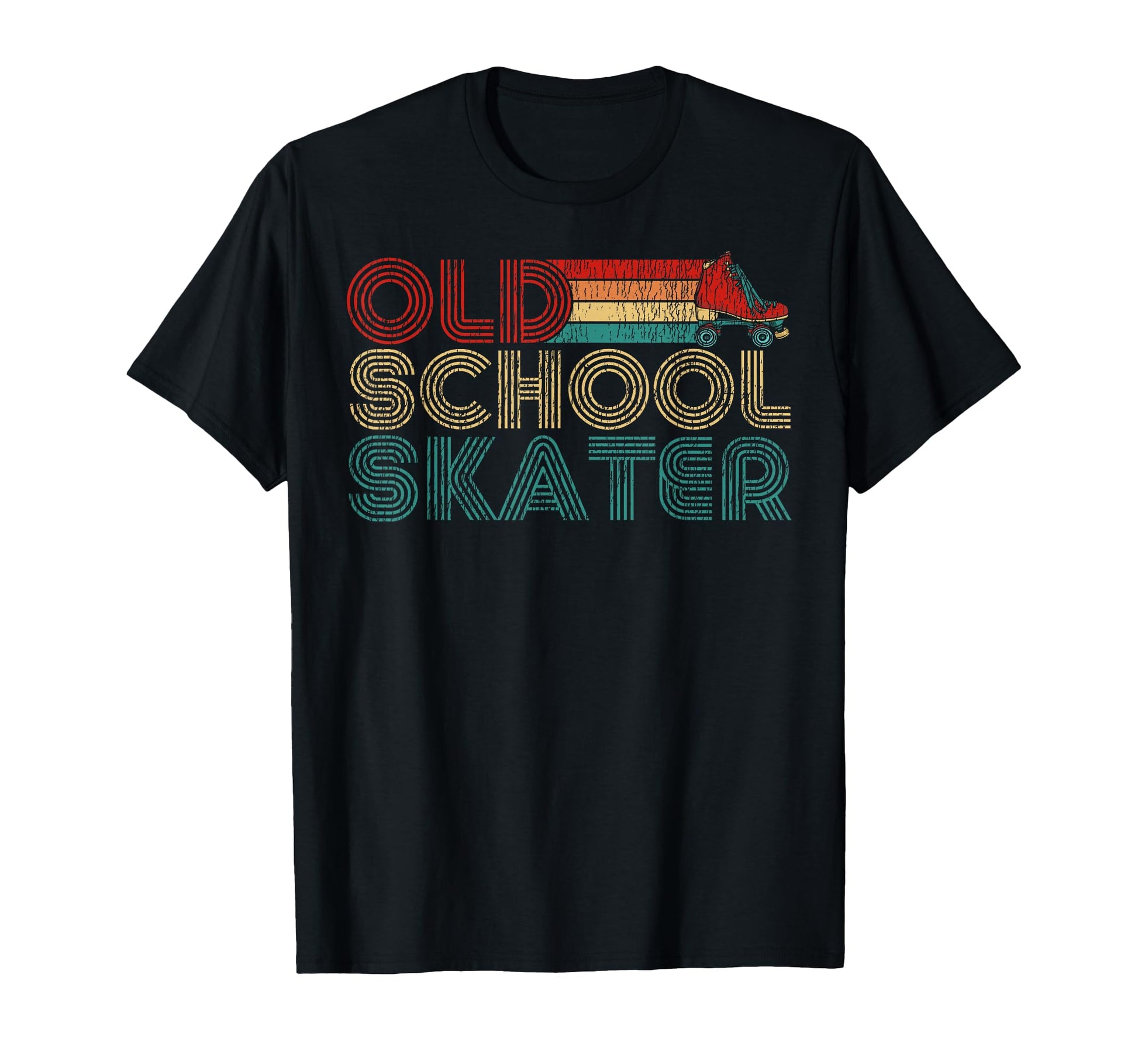 Roller Skating Skate 1970S Old School T-Shirt - Graphic Print for Adults - T-Shirt, Sweatshirt, Hoodie