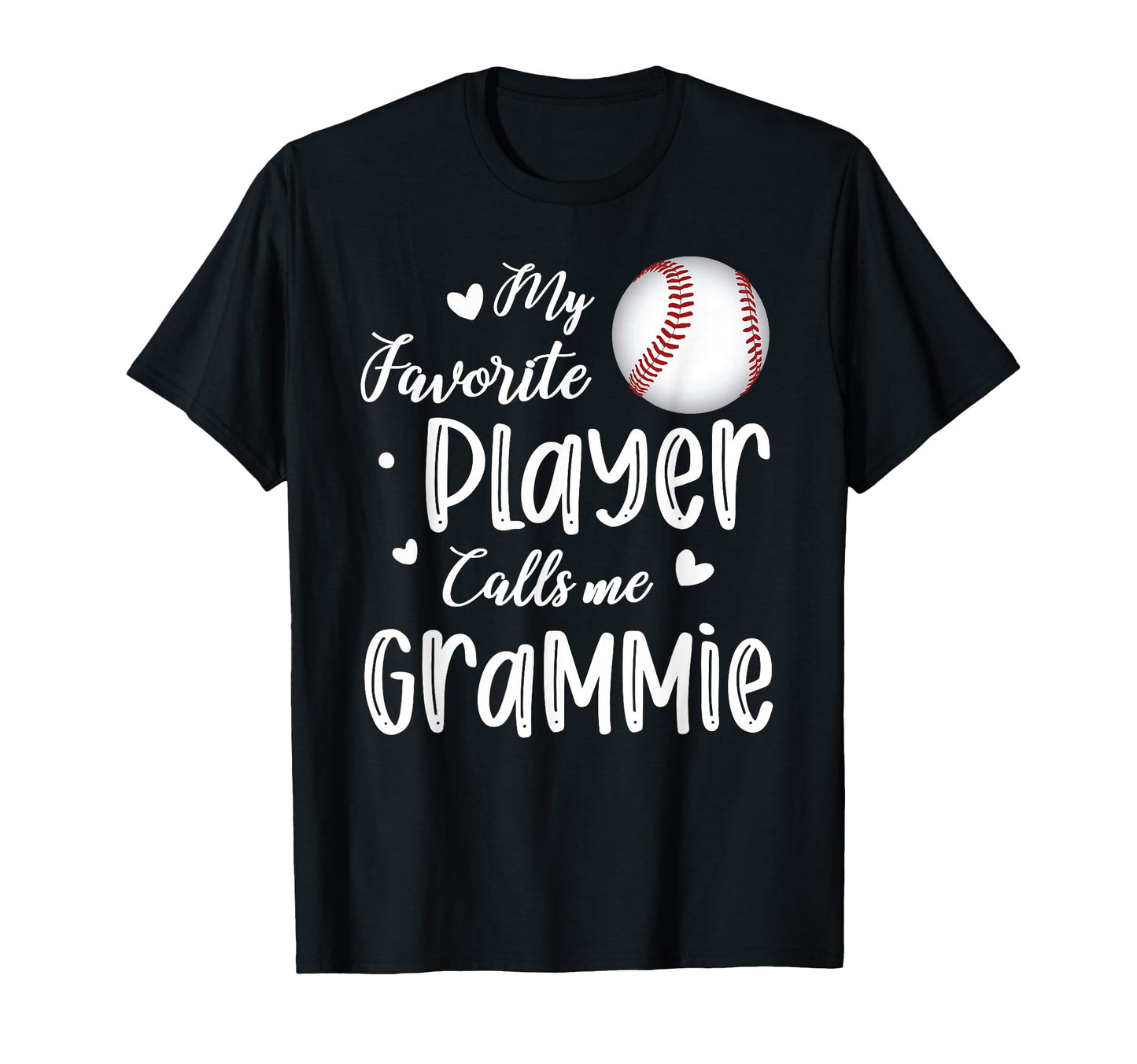 My Favorite Player Calls Me Grammie T-Shirt - Minimalist Print Unisex - T-Shirt, Sweatshirt, Hoodie
