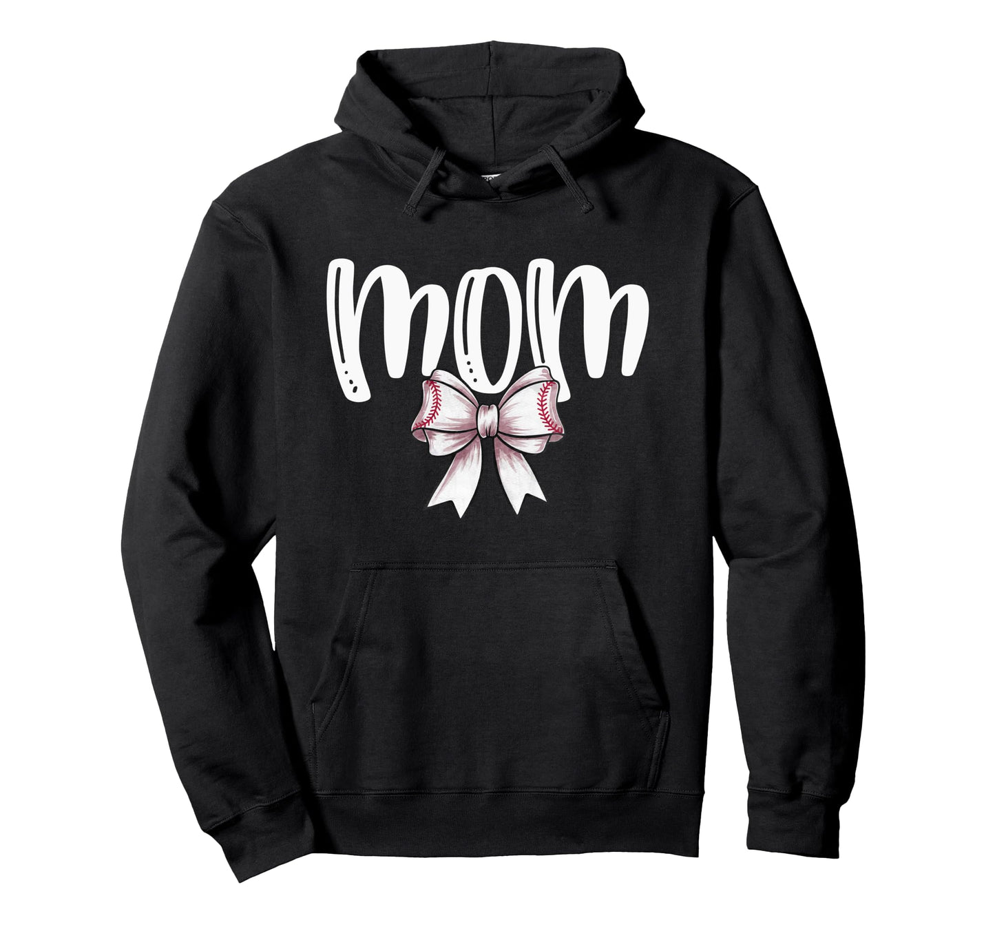 Coquette Baseball Mom Spirit Hoodie - Graphic Print for Adults - T-Shirt, Sweatshirt, Hoodie