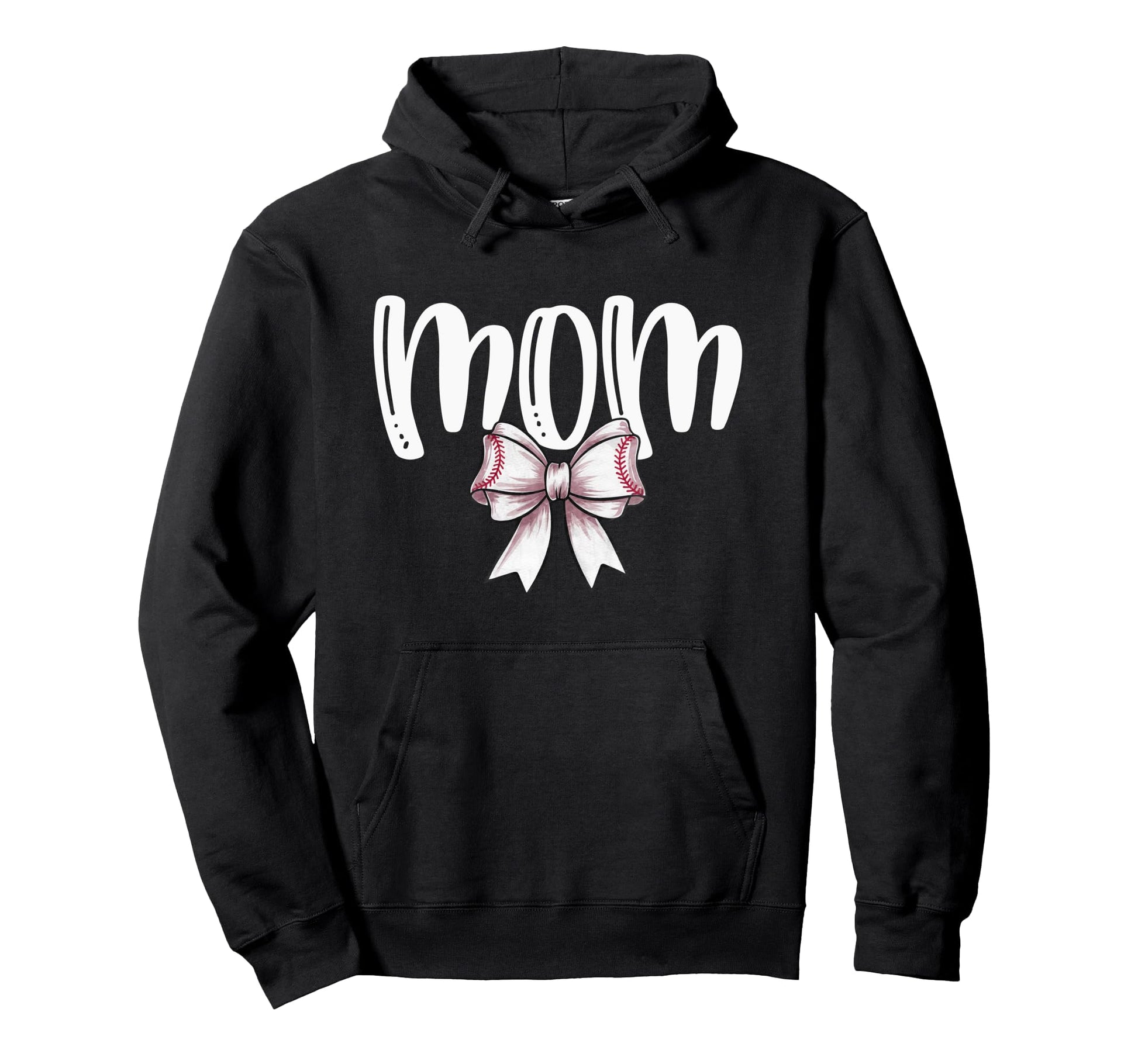 Coquette Baseball Mom Spirit Hoodie - Graphic Print for Adults - T-Shirt, Sweatshirt, Hoodie