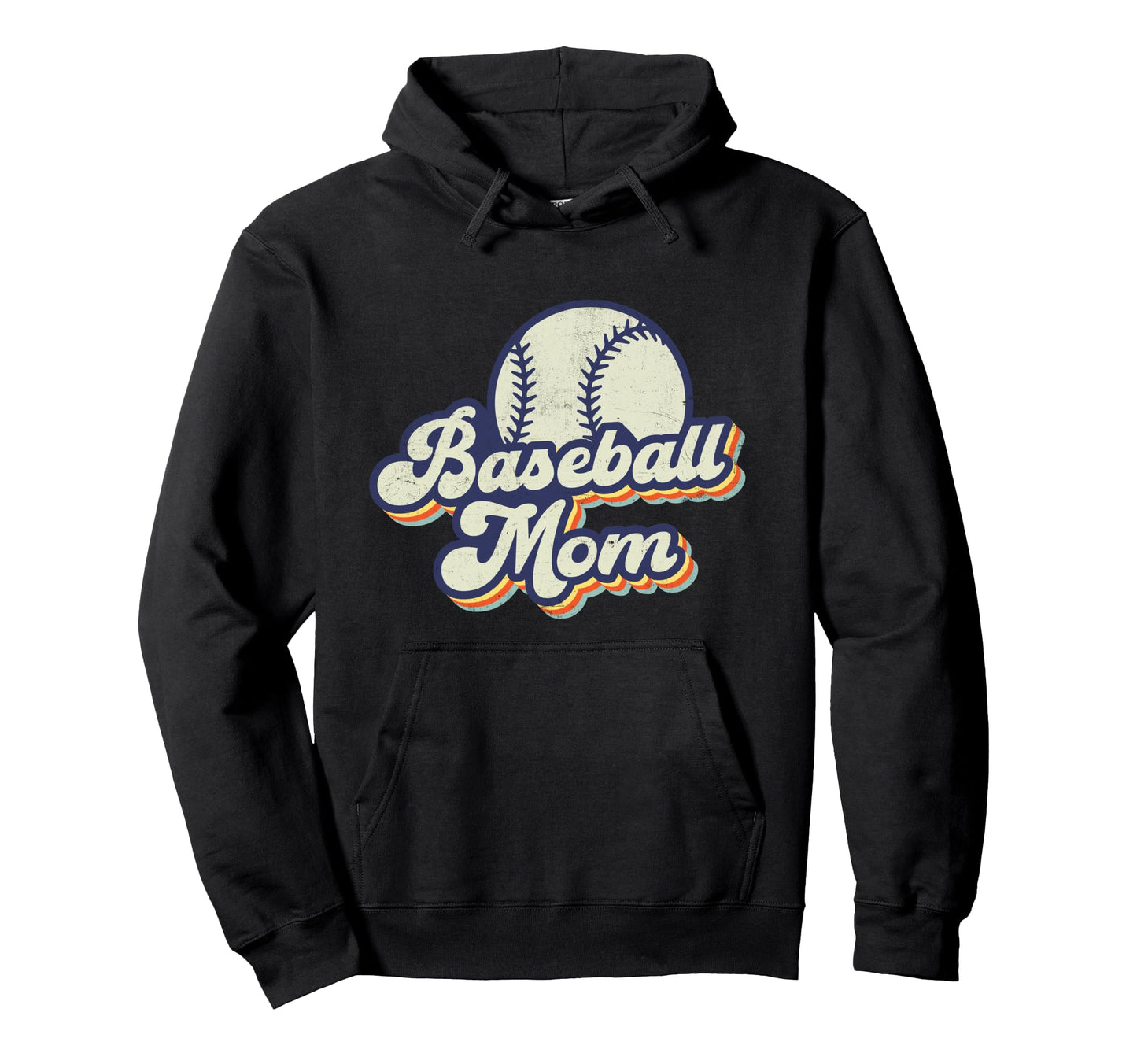 Baseball Mom Mothers Day Baseball Hoodie - Aesthetic Graphic for Adults - T-Shirt, Sweatshirt, Hoodie
