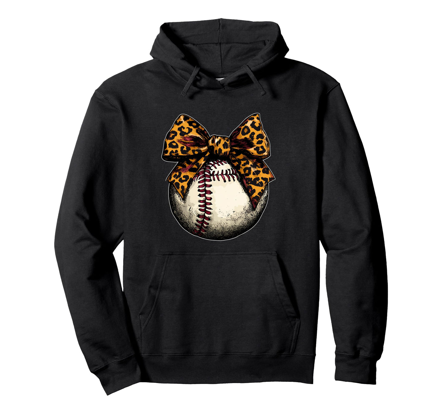 Baseball Coquette Bow Baseball Game Hoodie - Fun Novelty Design Men Women - T-Shirt, Sweatshirt, Hoodie