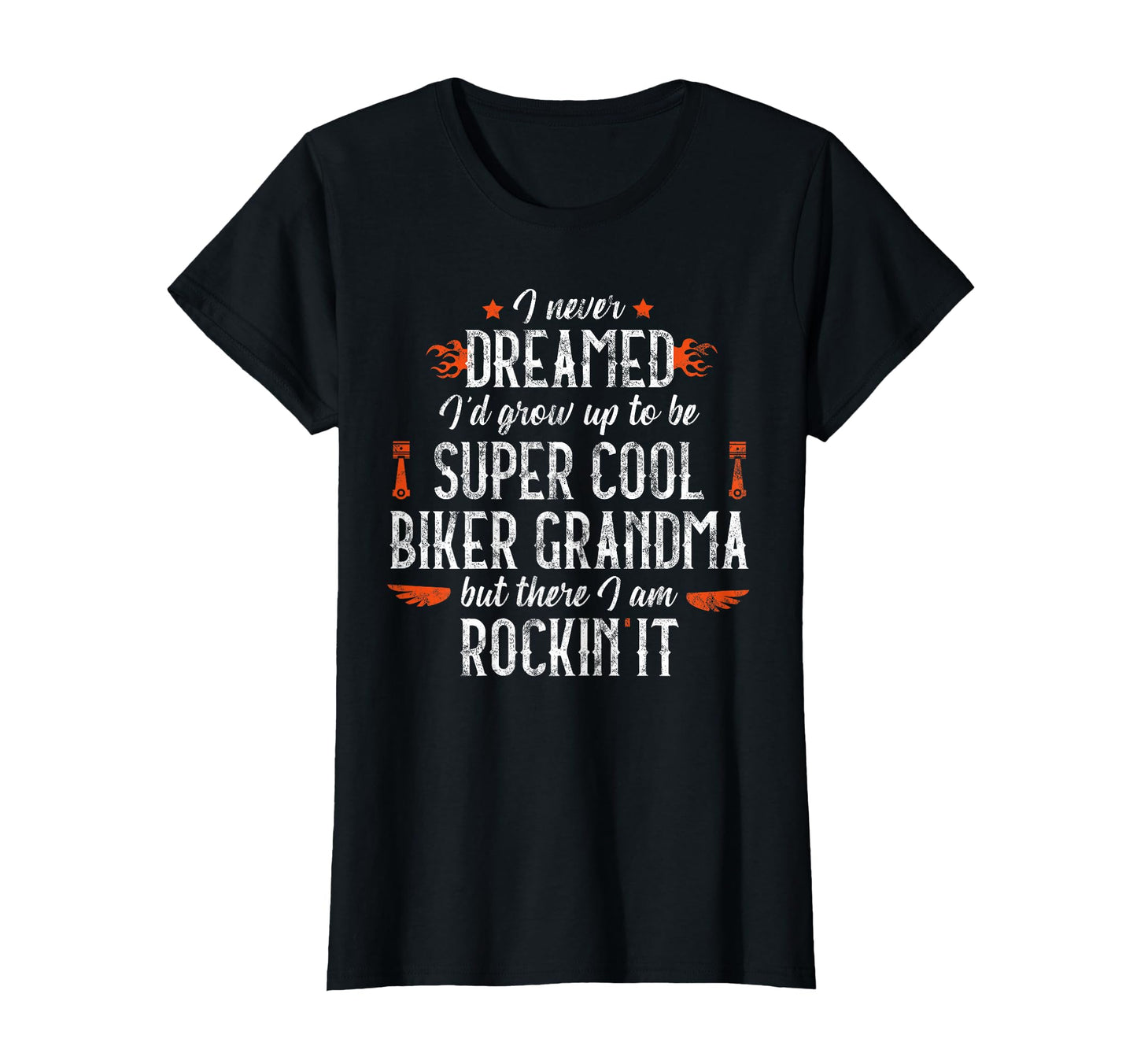 Womens Motorcycle Grandma Biker T-Shirt - Novelty Apparel for Adults - T-Shirt, Sweatshirt, Hoodie