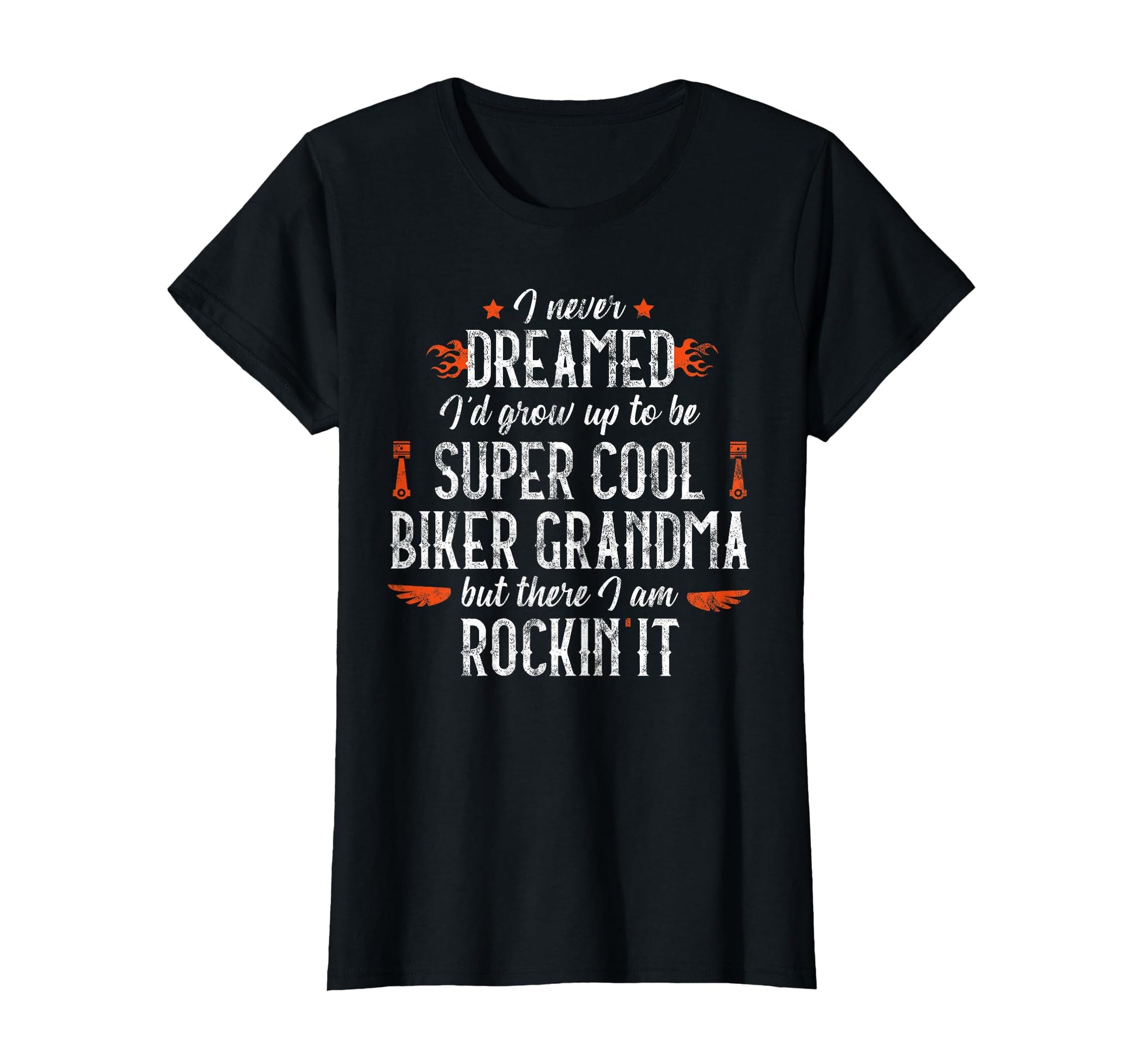 Womens Motorcycle Grandma Biker T-Shirt - Novelty Apparel for Adults - T-Shirt, Sweatshirt, Hoodie