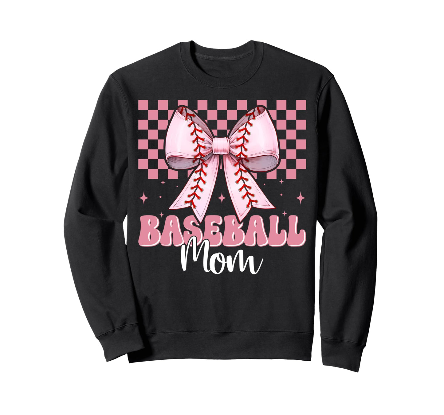 Baseball Mom Baseball Mama Mothers Sweatshirt - Minimalist Print Unisex - T-Shirt, Sweatshirt, Hoodie