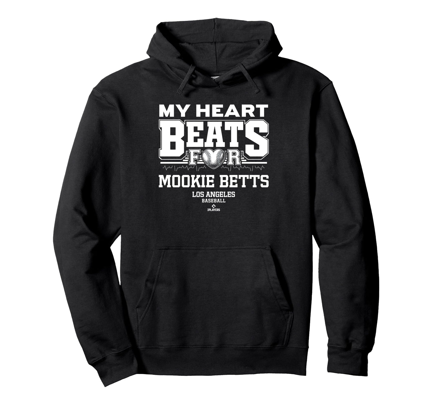 My Heart Beats Mookie Betts Los Angeles Hoodie - Graphic Print Unisex - T-Shirt, Sweatshirt, Hoodie