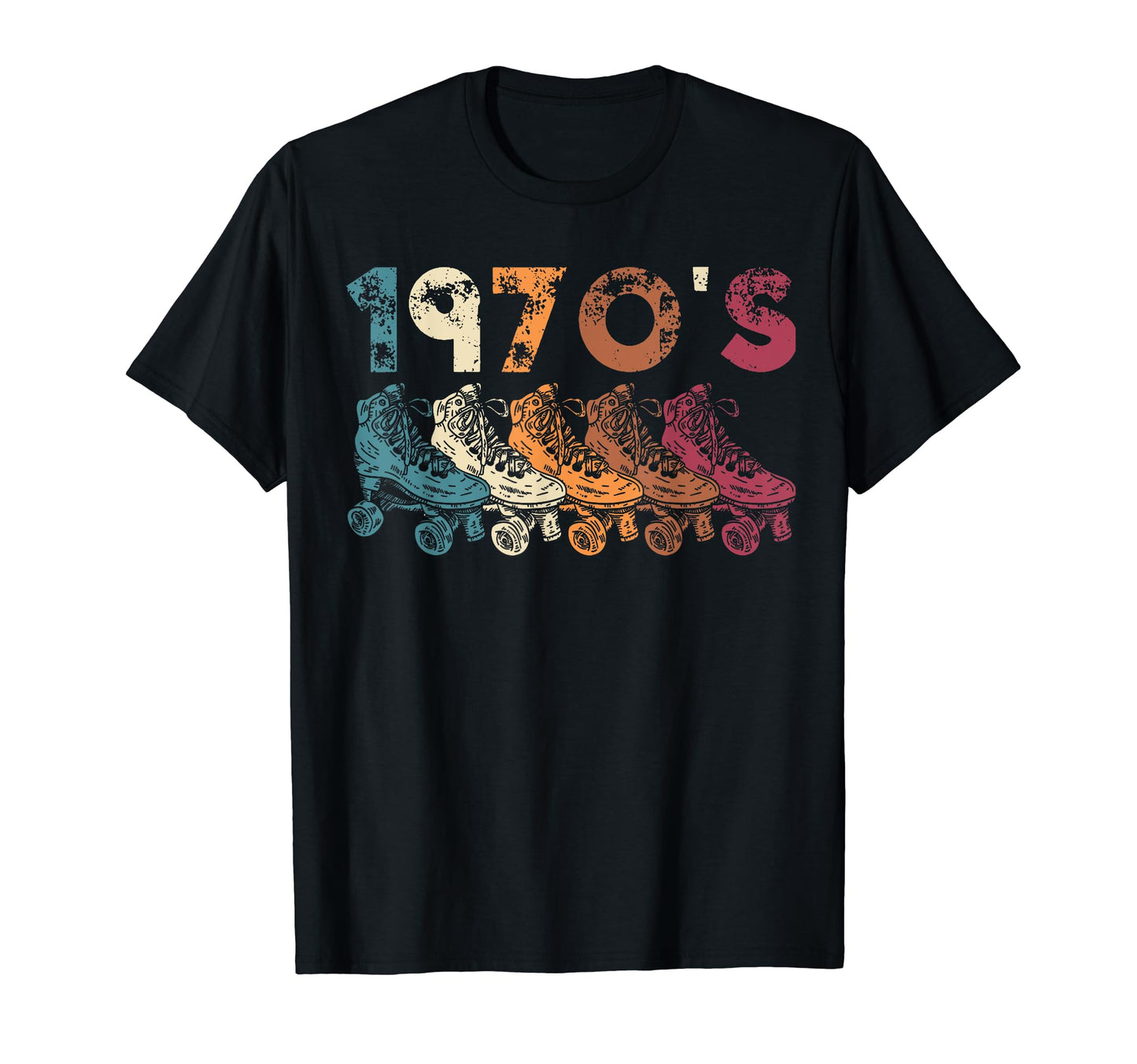 70S Rollerskate Revival 1970 S T-Shirt - Minimalist Print for Adults - T-Shirt, Sweatshirt, Hoodie