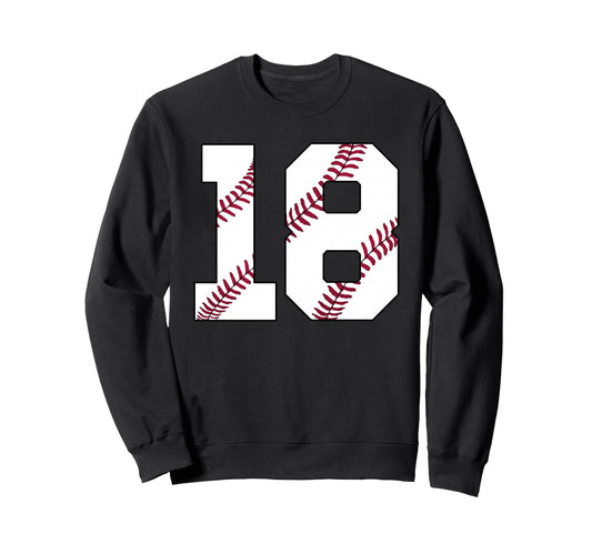 Baseball 2008 18Th Birthday 18 Sweatshirt - Fun Novelty Design Unisex - T-Shirt, Sweatshirt, Hoodie