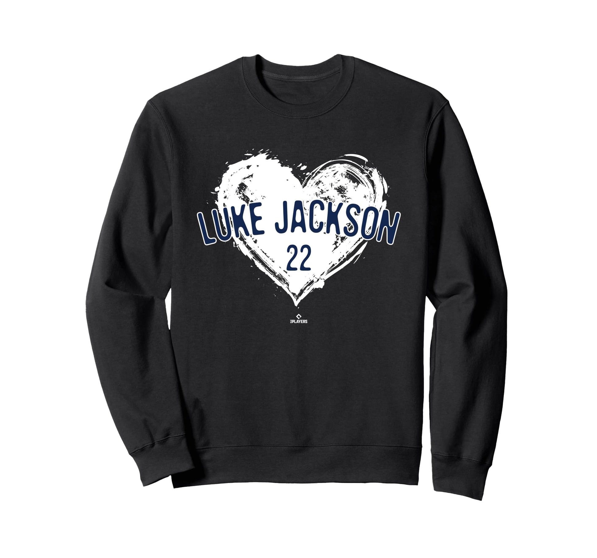 Distressed Heart Luke Jackson Atlanta Sweatshirt - Novelty Apparel Unisex - T-Shirt, Sweatshirt, Hoodie