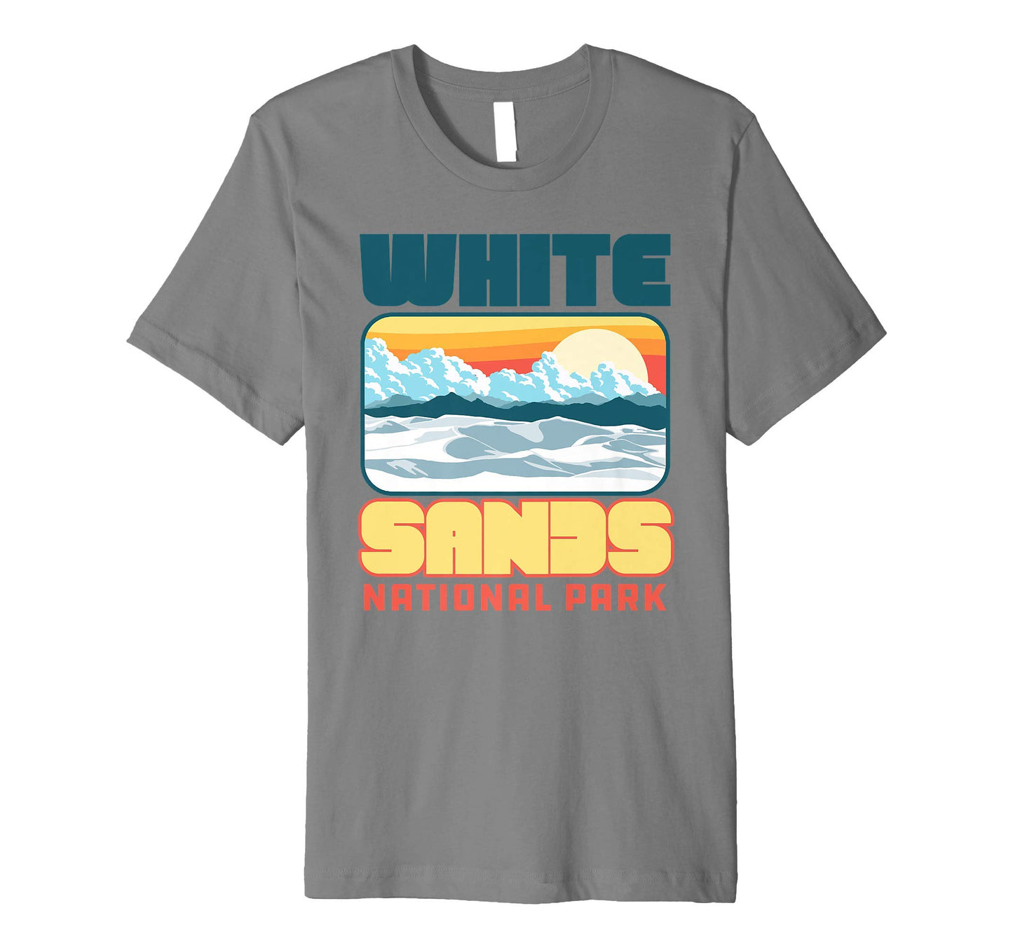 White Sand National Park 80S T-Shirt - Custom Art Print for Adults - T-Shirt, Sweatshirt, Hoodie