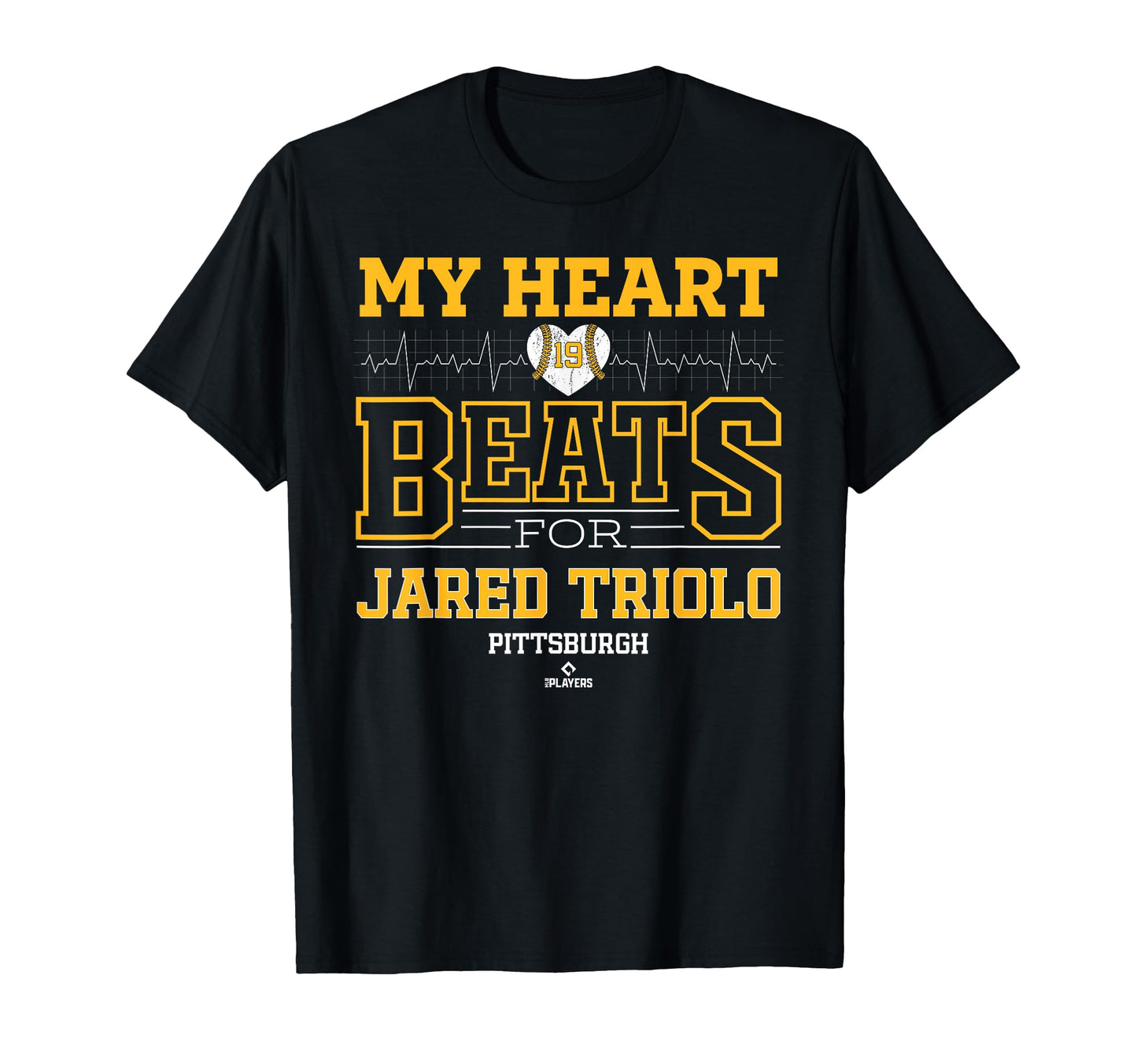 My Heart Beats Jared Triolo Pittsburgh T-Shirt - Unique Graphic Men Women - T-Shirt, Sweatshirt, Hoodie