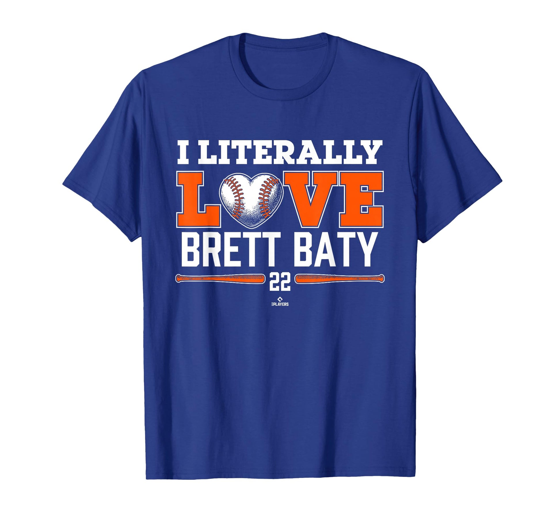 I Literally Love Brett Baty New York T-Shirt - Minimalist Print Men Women - T-Shirt, Sweatshirt, Hoodie