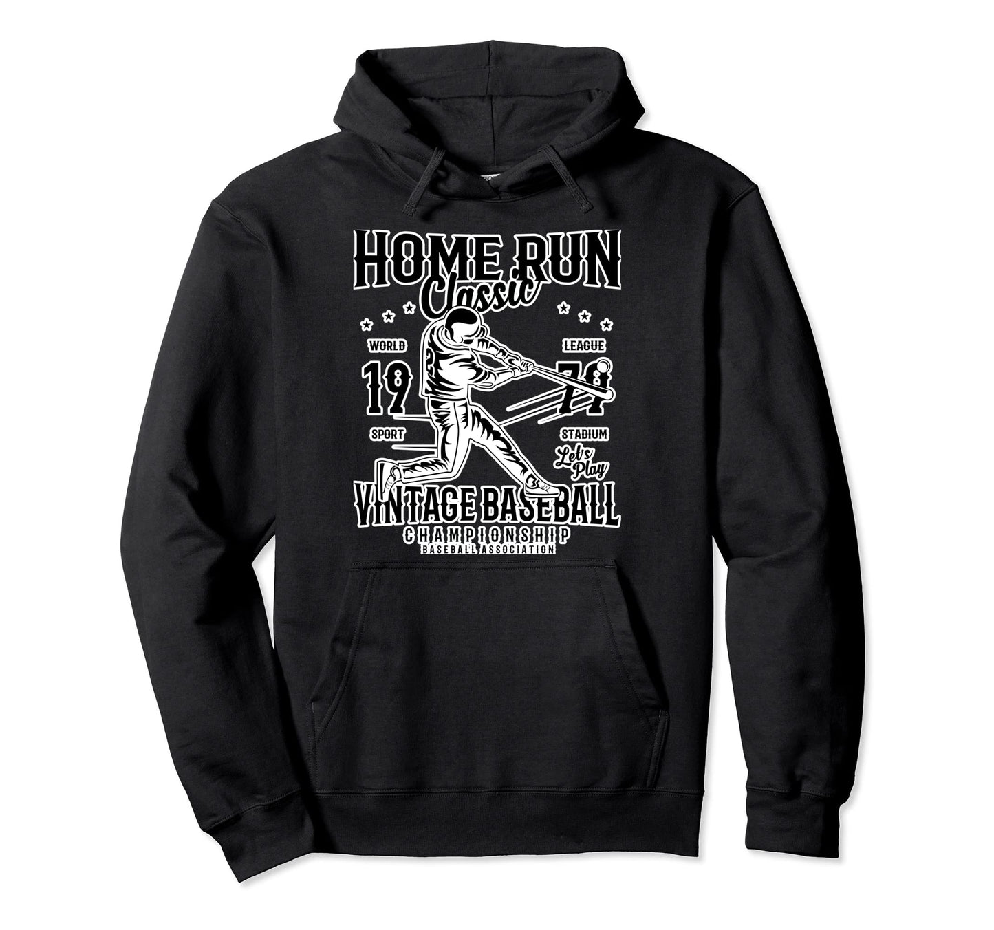 Home Run Baseball Fans Hoodie - Graphic Print for Adults - T-Shirt, Sweatshirt, Hoodie