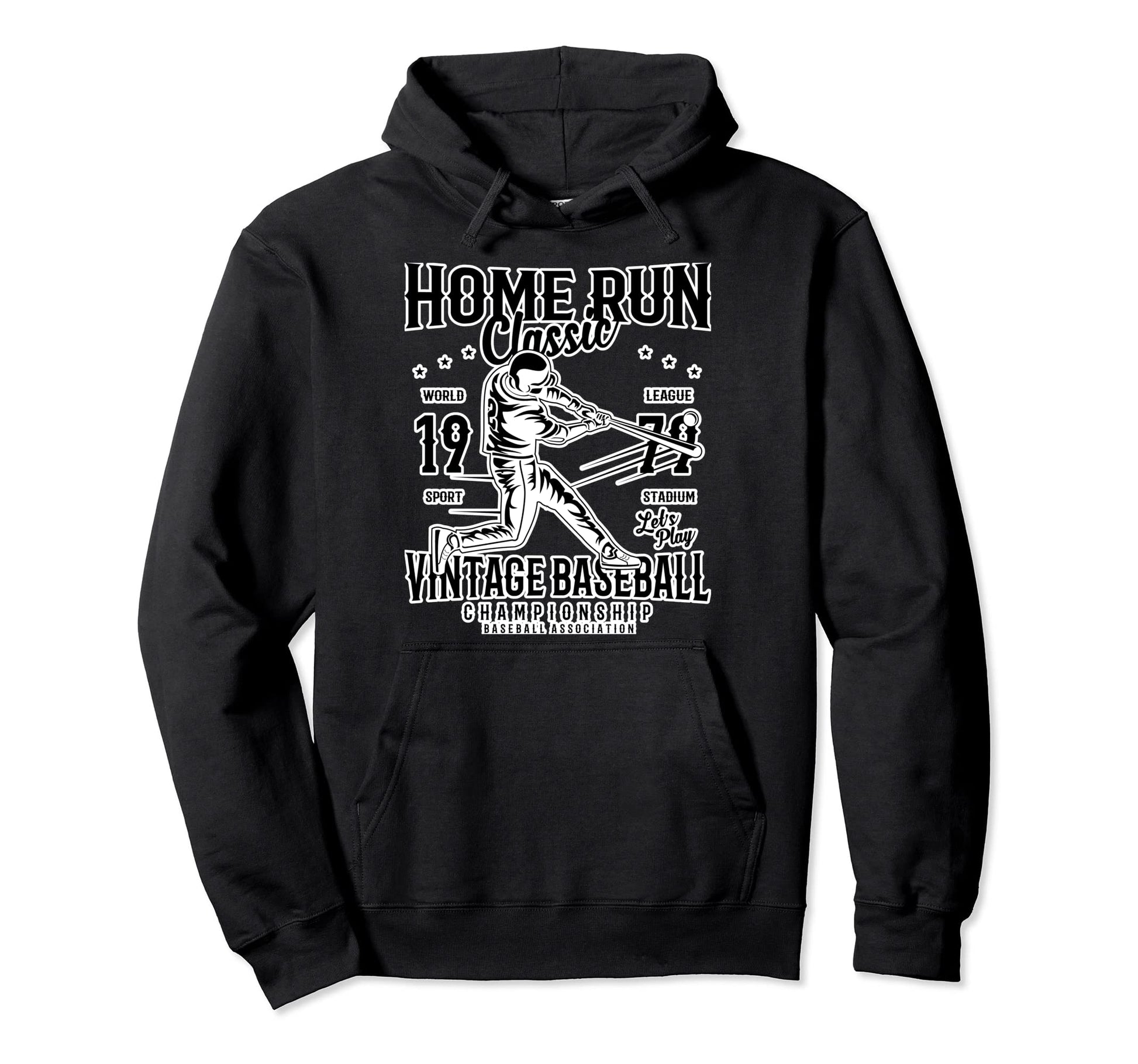 Home Run Baseball Fans Hoodie - Graphic Print for Adults - T-Shirt, Sweatshirt, Hoodie