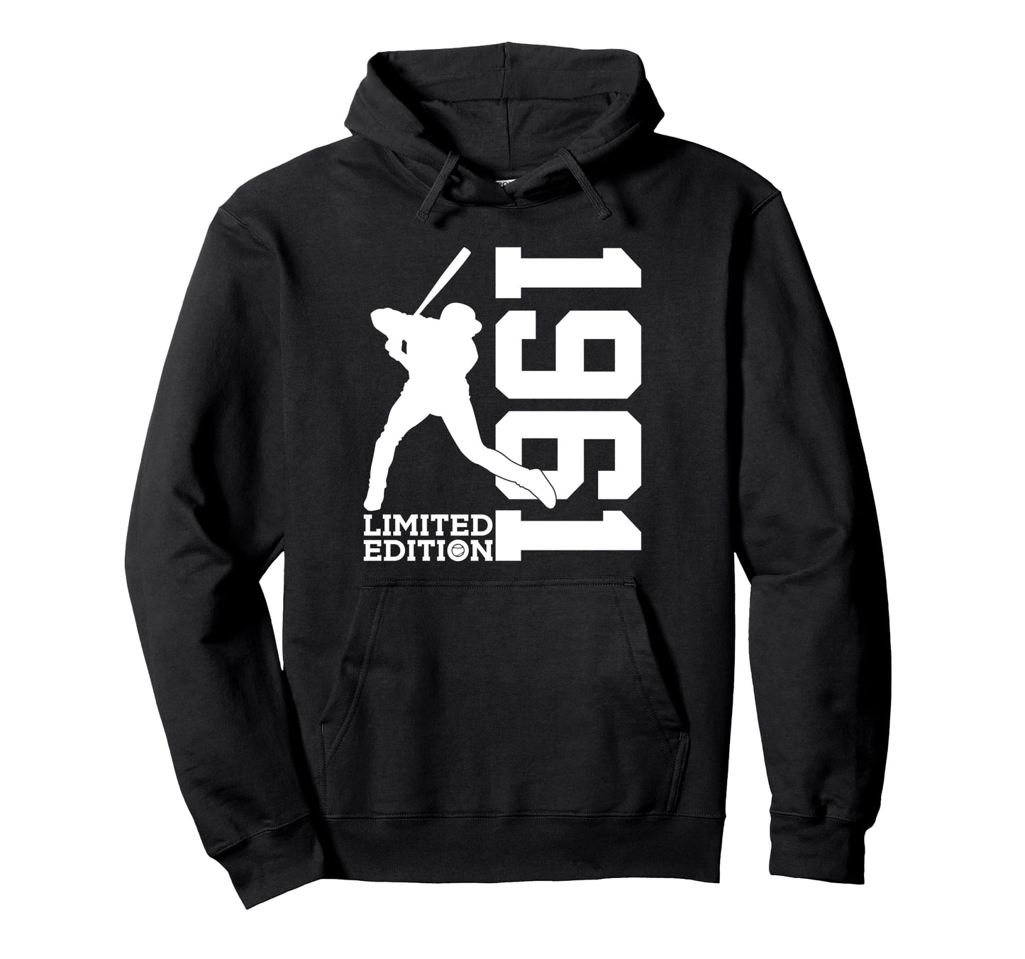 64Th Birthday Baseball 1961 Hoodie - Casual Everyday Wear Men Women - T-Shirt, Sweatshirt, Hoodie