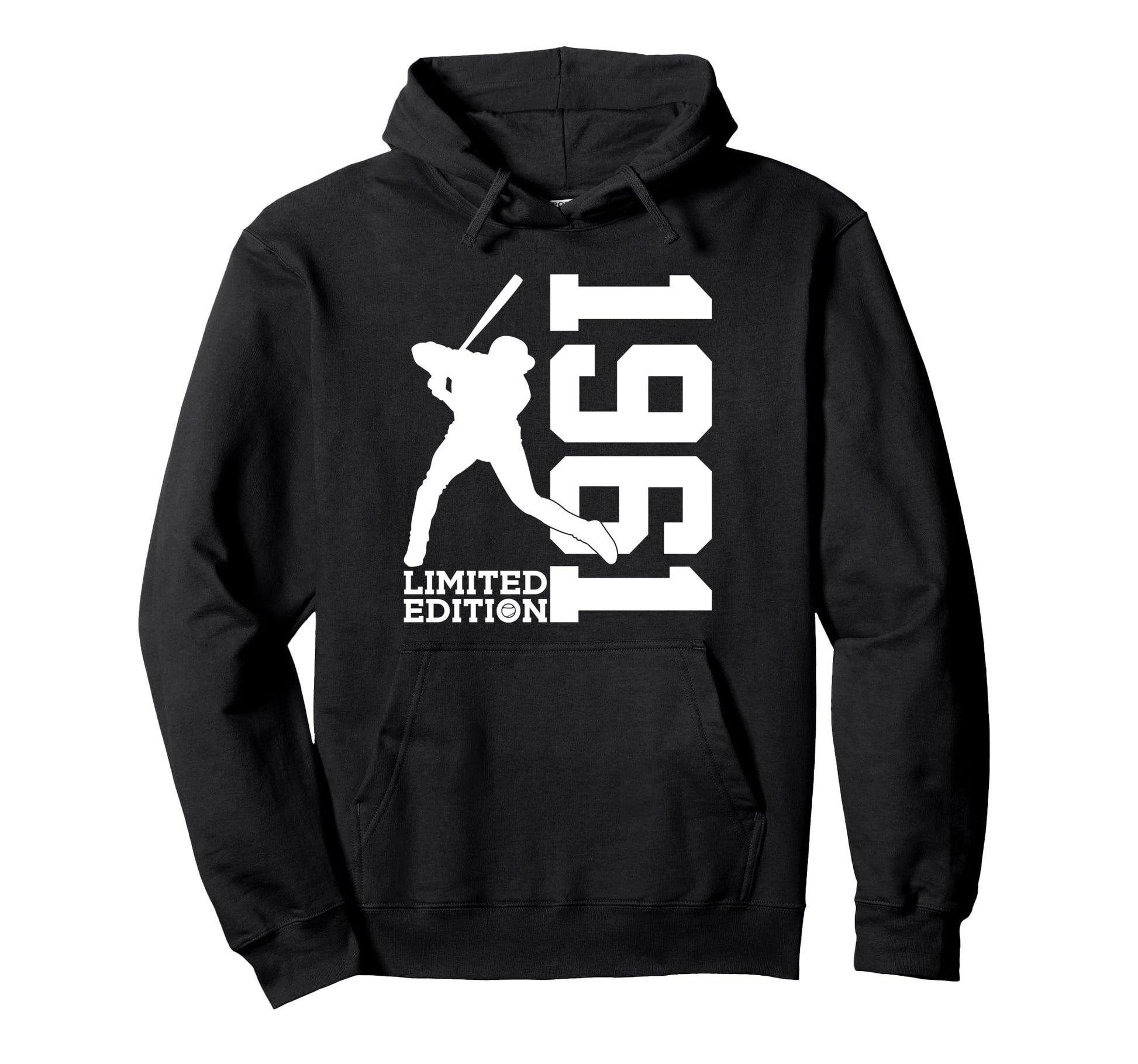 64Th Birthday Baseball 1961 Hoodie - Casual Everyday Wear Men Women - T-Shirt, Sweatshirt, Hoodie