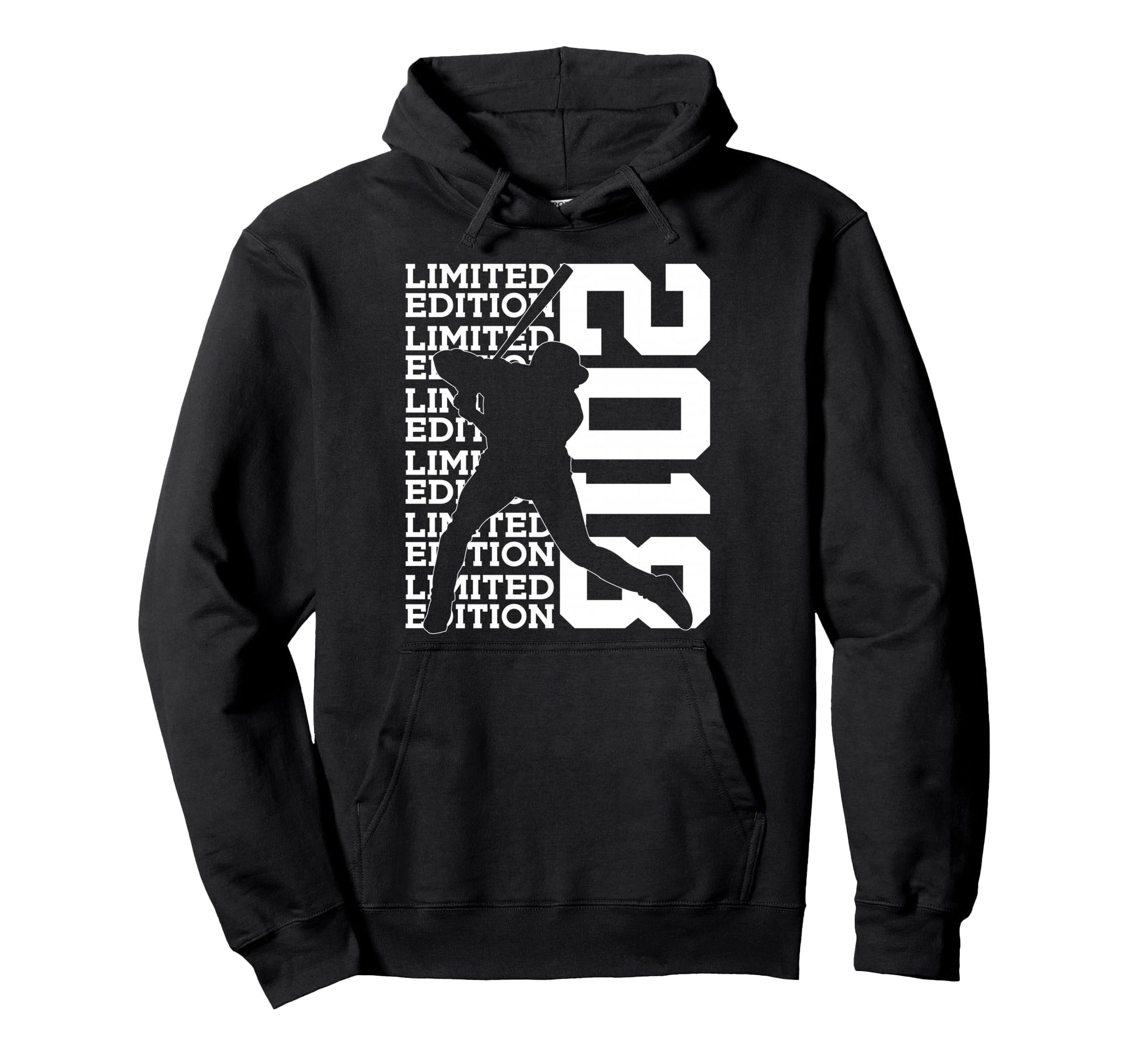 2018 Baseball 8Th Birthday Hoodie - Minimalist Print Unisex - T-Shirt, Sweatshirt, Hoodie