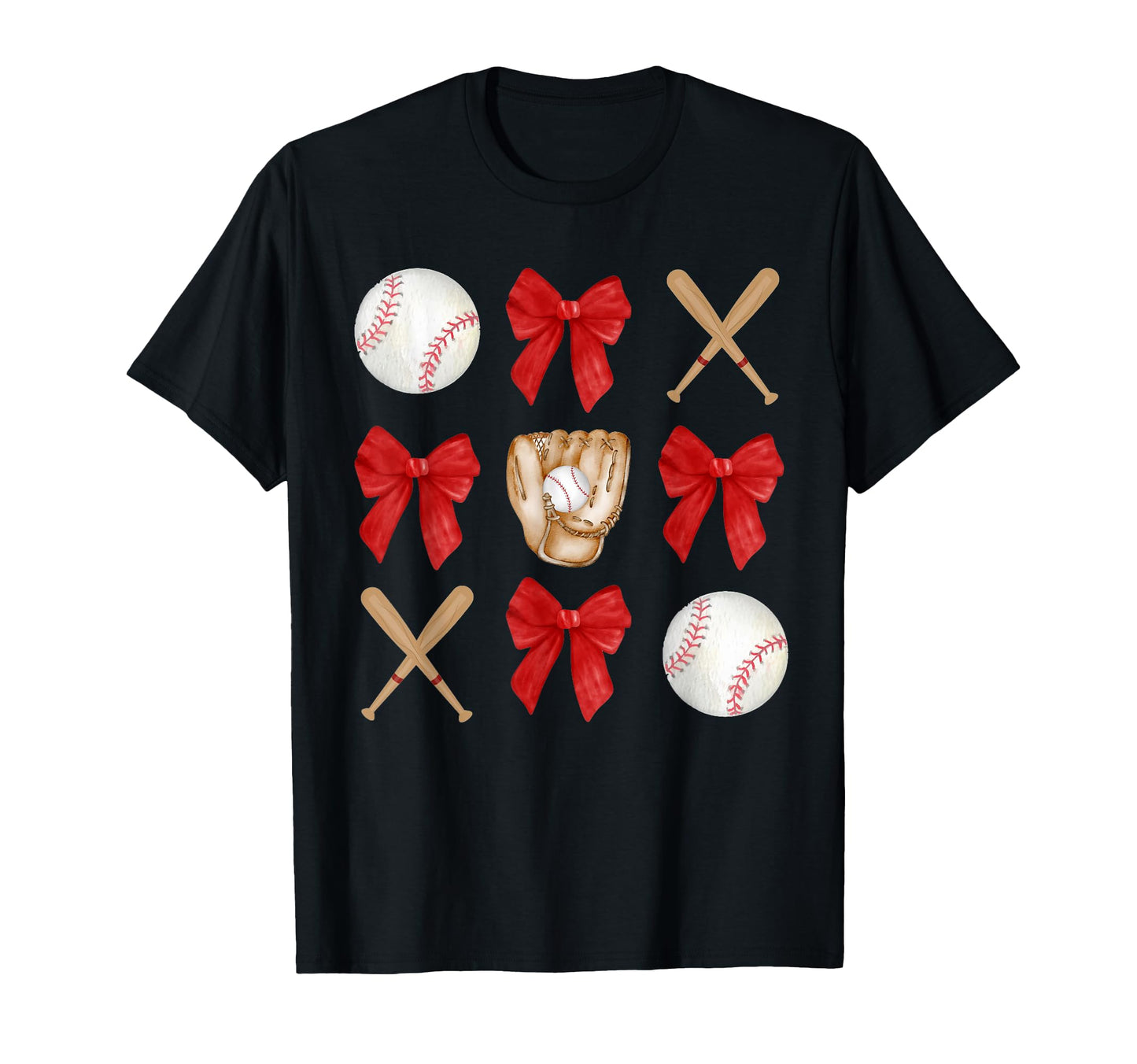 Funny Baseball Mama Checkered Baseball T-Shirt - Unique Graphic Men Women - T-Shirt, Sweatshirt, Hoodie