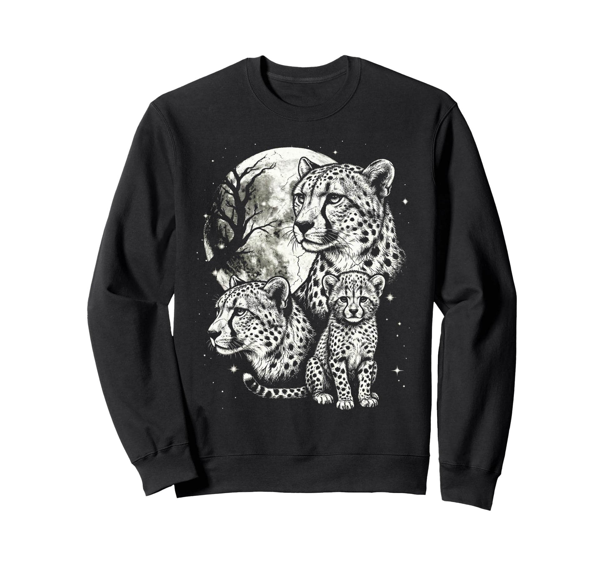 Cheetah 90S Aesthetic Y2K Cheetah Sweatshirt - Graphic Print Men Women - T-Shirt, Sweatshirt, Hoodie