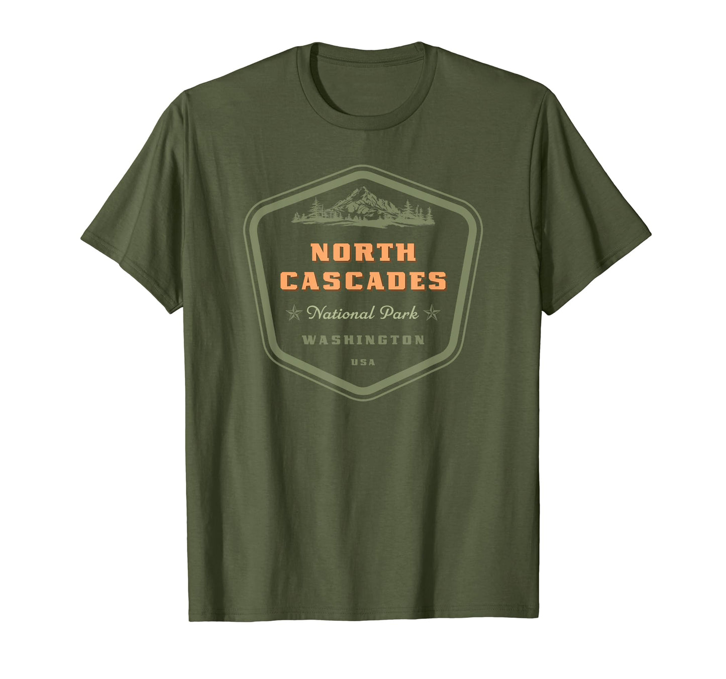 North Cascades National Park Washington T-Shirt - Trendy Graphic Men Women - T-Shirt, Sweatshirt, Hoodie