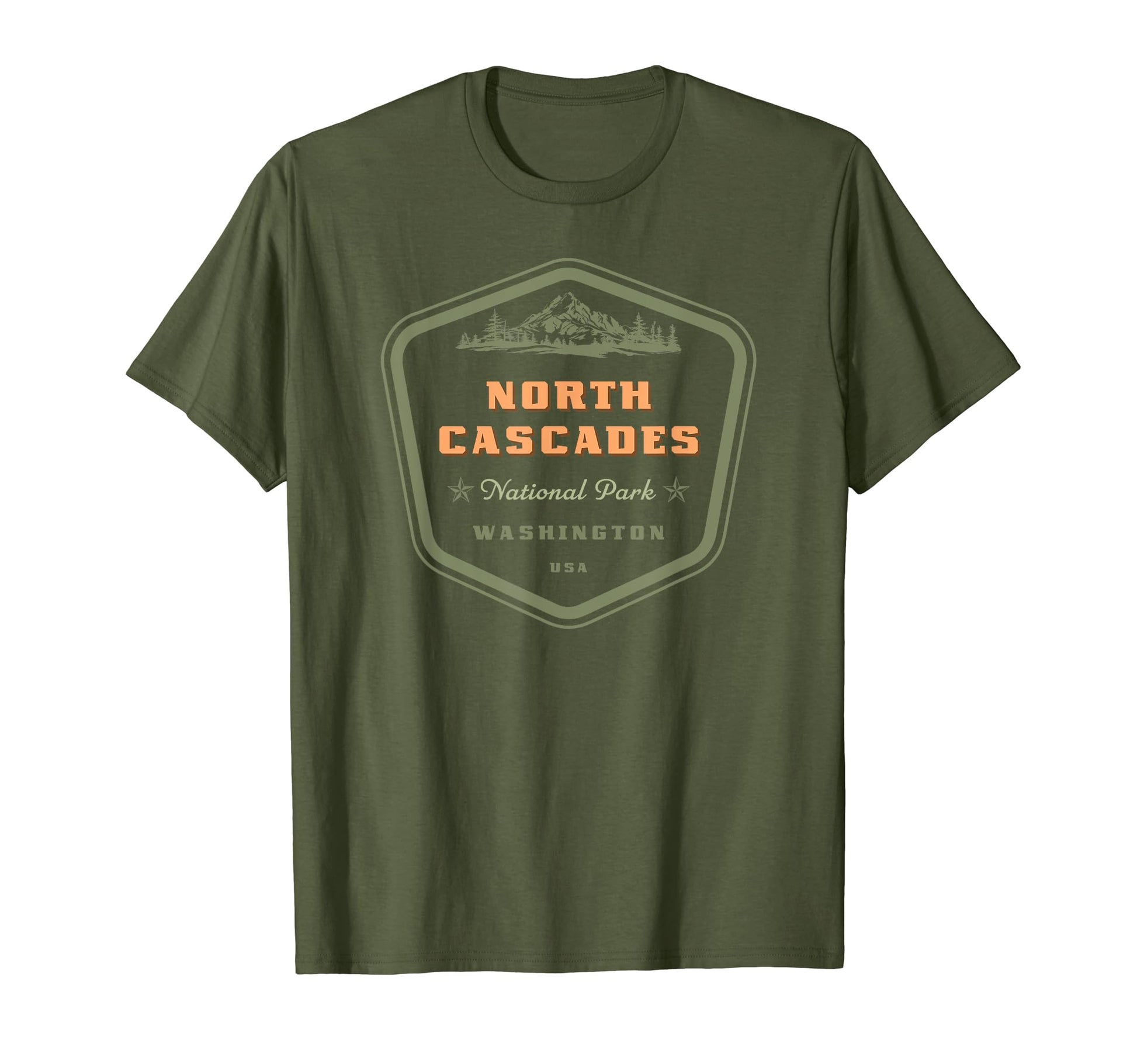 North Cascades National Park Washington T-Shirt - Trendy Graphic Men Women - T-Shirt, Sweatshirt, Hoodie