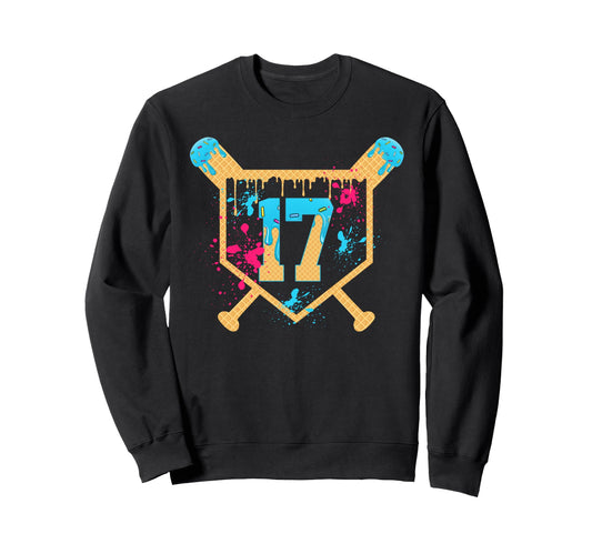 17 Years Old 17Th Birthday Sweatshirt - Custom Art Print Men Women - T-Shirt, Sweatshirt, Hoodie