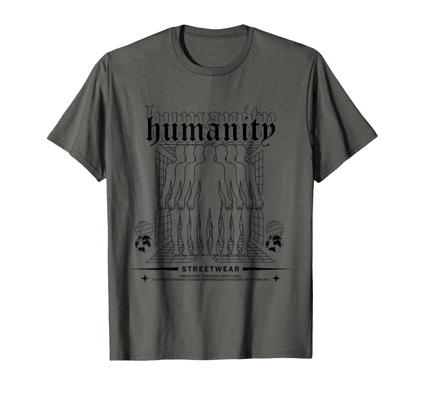 Humanity Streetwear Street Urban Y2K T-Shirt - Unique Graphic Men Women - T-Shirt, Sweatshirt, Hoodie