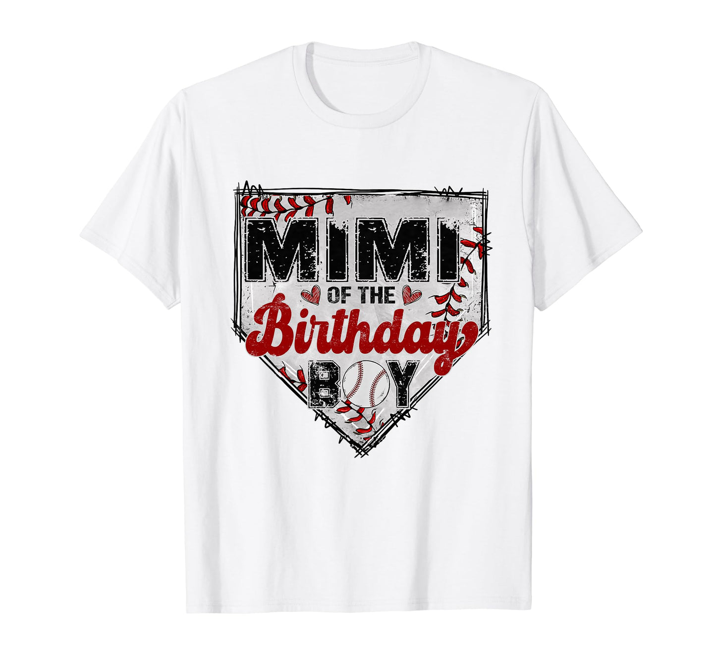 Mimi Birthday Baseball Lover Family T-Shirt - Unique Graphic Unisex - T-Shirt, Sweatshirt, Hoodie