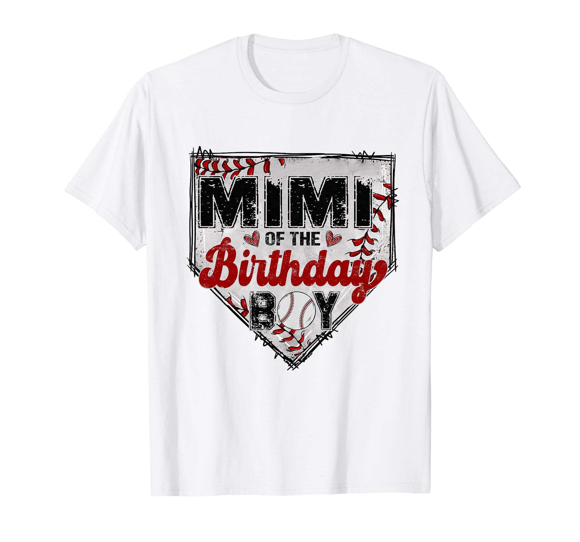 Mimi Birthday Baseball Lover Family T-Shirt - Unique Graphic Unisex - T-Shirt, Sweatshirt, Hoodie