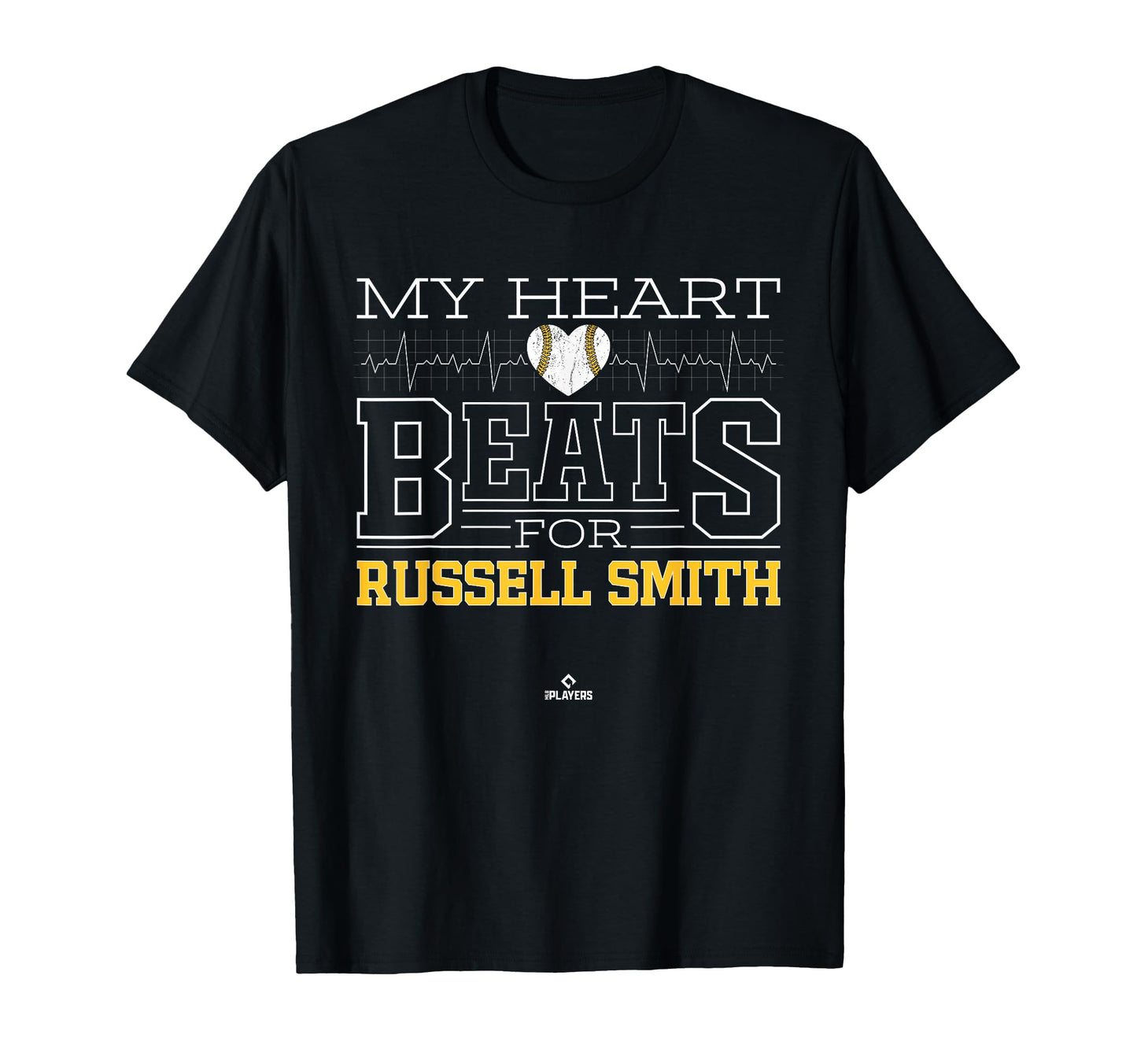 My Heart Beats Russell Smith T-Shirt - Minimalist Print for Adults - T-Shirt, Sweatshirt, Hoodie