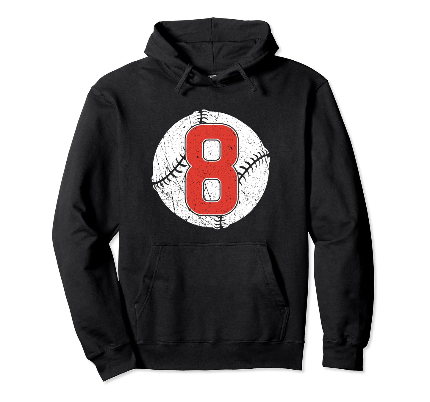 Baseball Birthday 8Th Birthday Party Homerun Hoodie - Graphic Print Unisex - T-Shirt, Sweatshirt, Hoodie