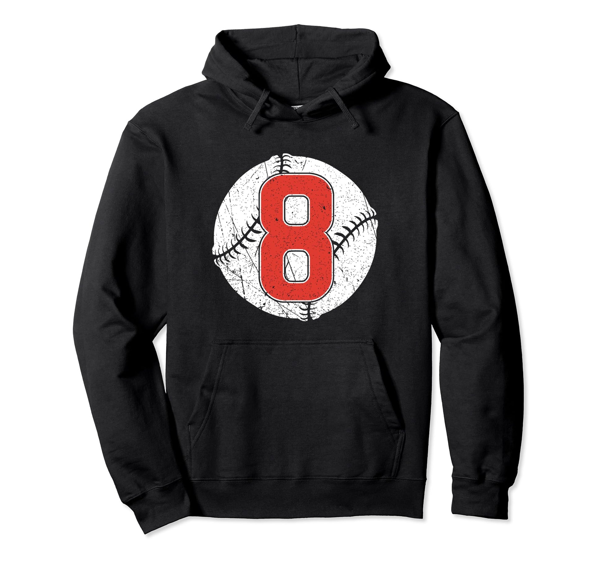 Baseball Birthday 8Th Birthday Party Homerun Hoodie - Graphic Print Unisex - T-Shirt, Sweatshirt, Hoodie