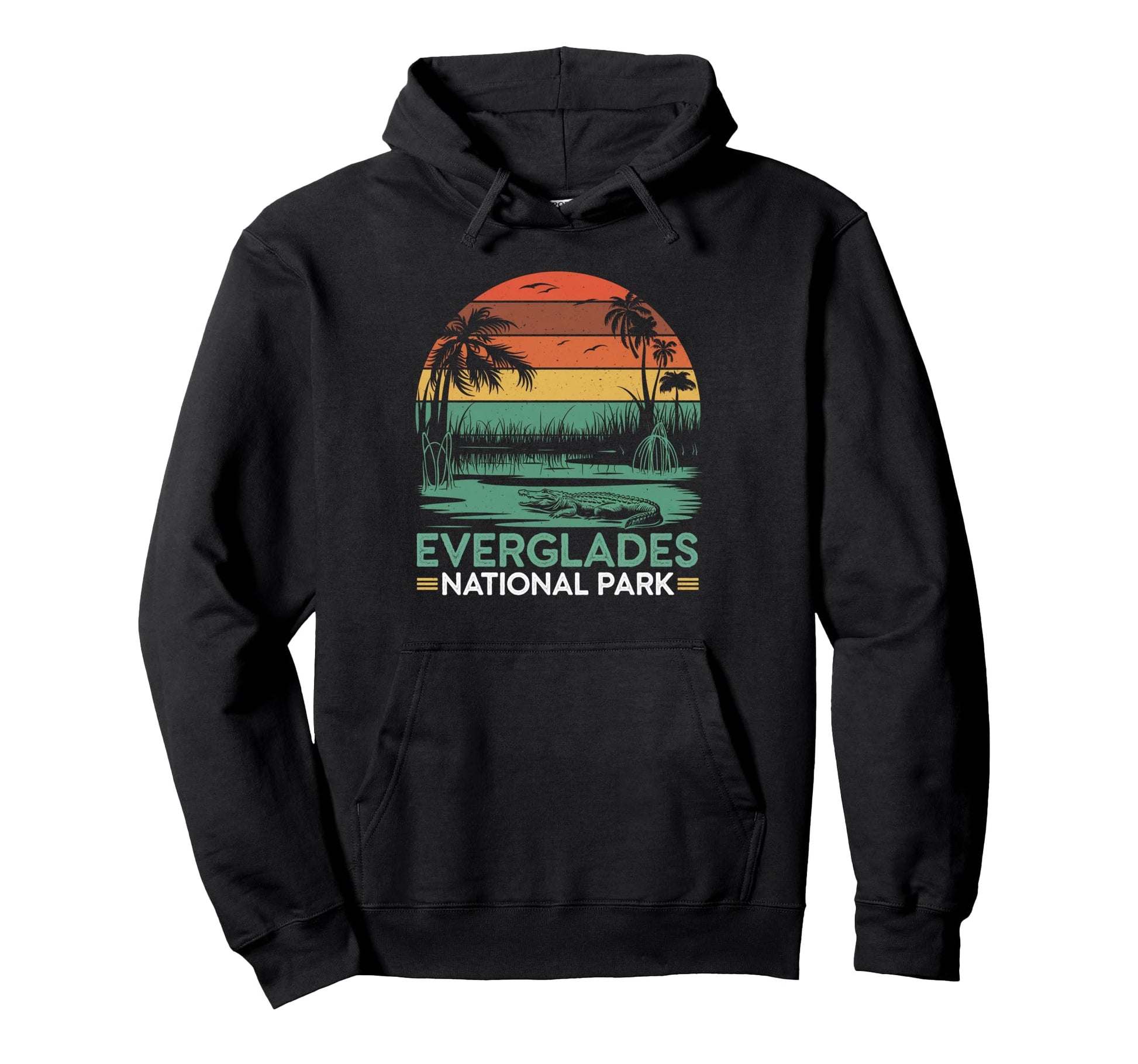 Everglades National Park Florida Wildlife Hoodie - Graphic Print Men Women - T-Shirt, Sweatshirt, Hoodie