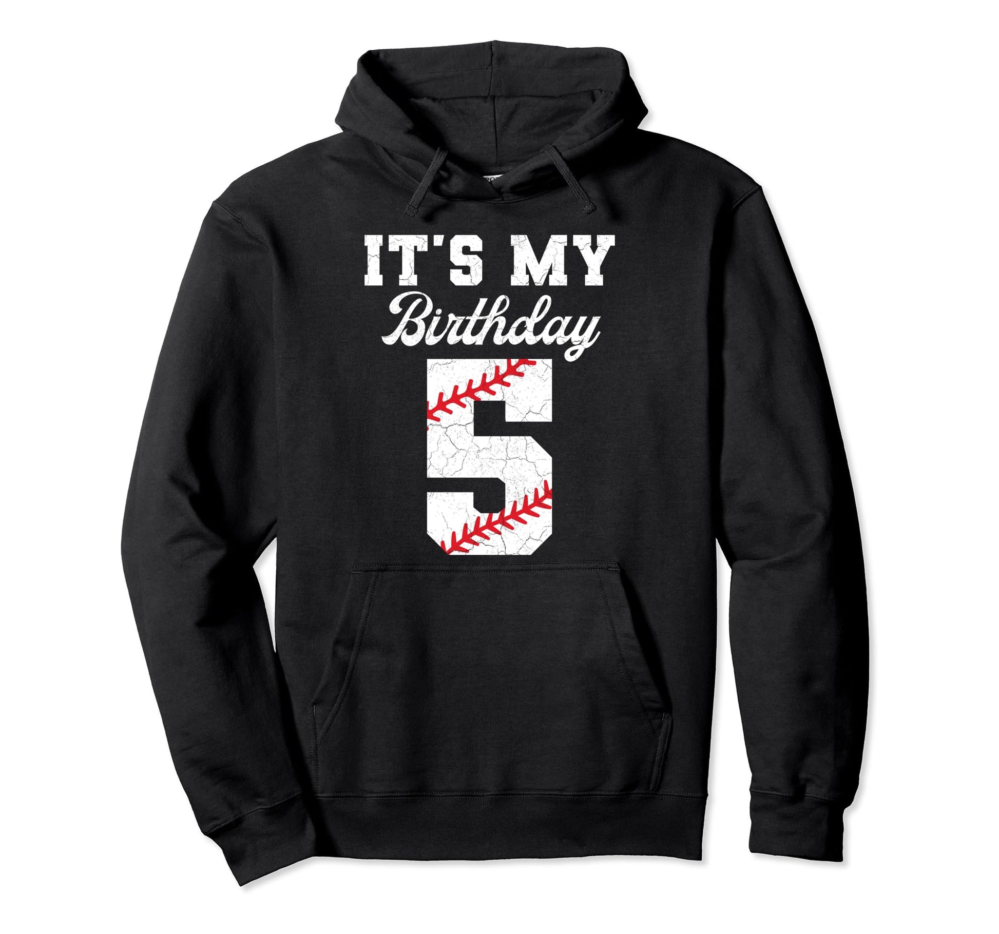 Birthday 5 Baseball Its My 5Th Birthday Hoodie - Unique Graphic for Adults - T-Shirt, Sweatshirt, Hoodie