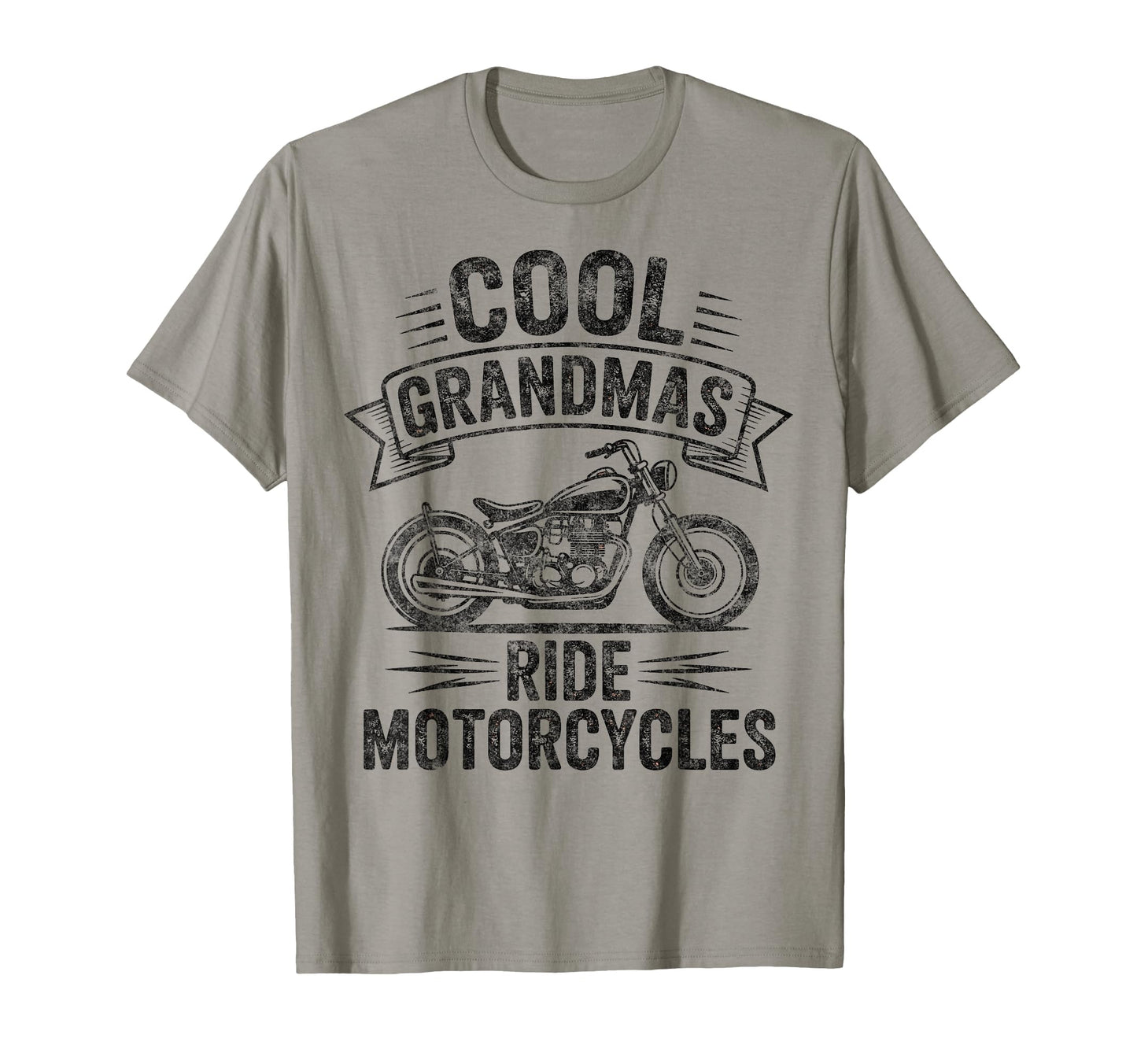 Grandmas Ride Motorcycles Biker T-Shirt - Minimalist Print for Adults - T-Shirt, Sweatshirt, Hoodie