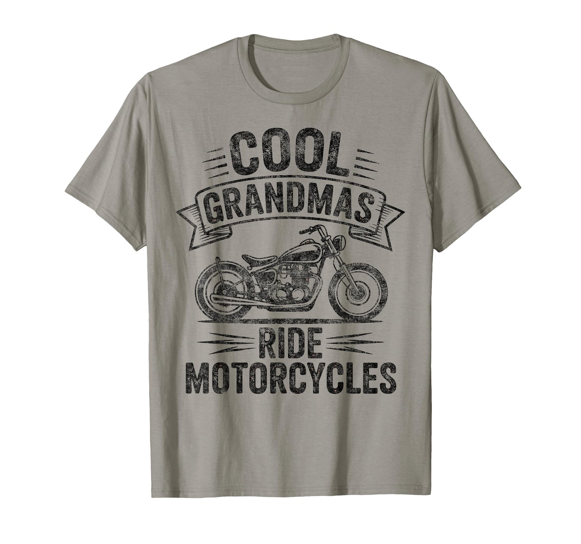 Grandmas Ride Motorcycles Biker T-Shirt - Minimalist Print for Adults - T-Shirt, Sweatshirt, Hoodie