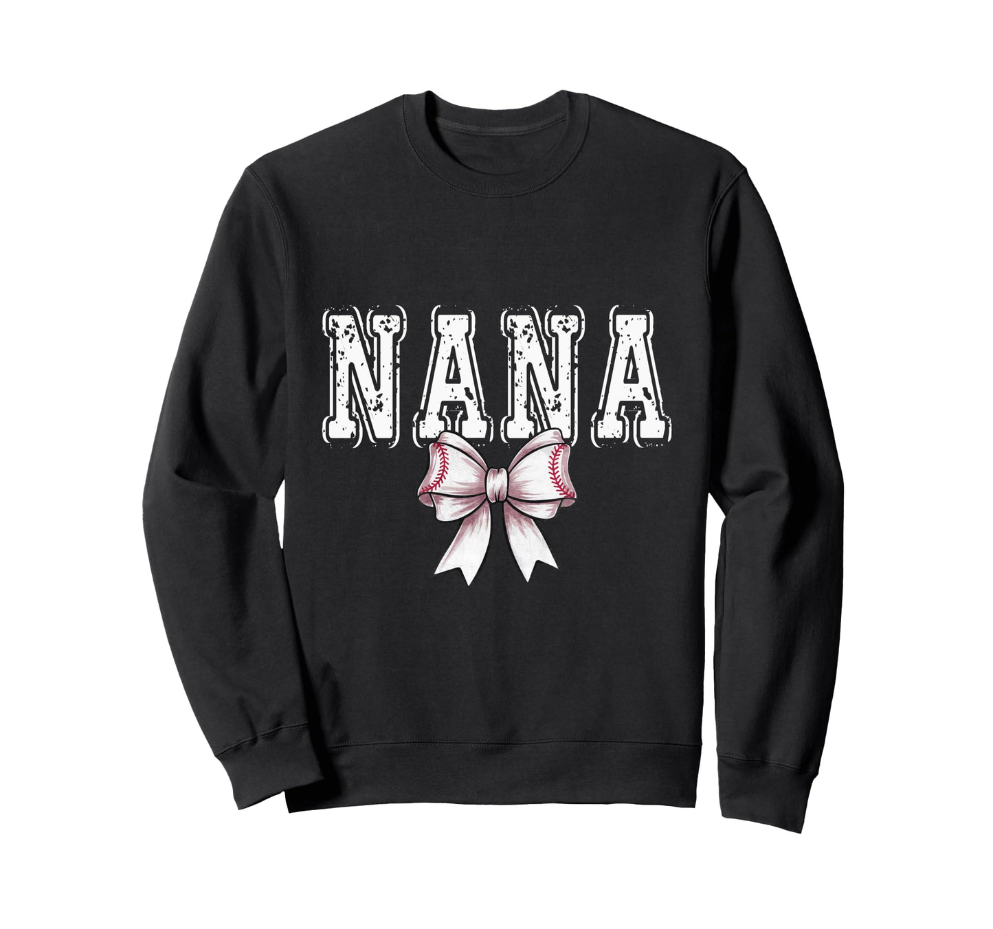 Coquette Baseball Nana Spirit Sweatshirt - Casual Everyday Wear for Adults - T-Shirt, Sweatshirt, Hoodie