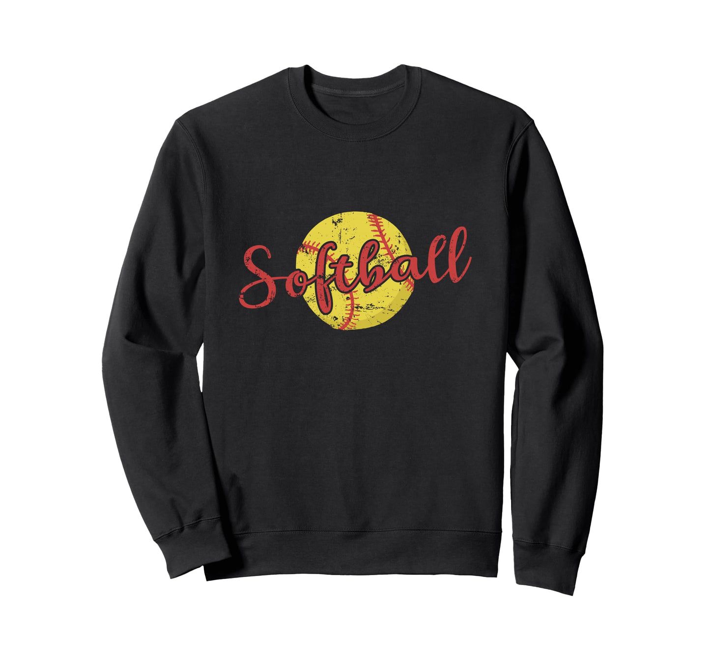 Softball Baseball Sports Team Sweatshirt - Fun Novelty Design Men Women - T-Shirt, Sweatshirt, Hoodie