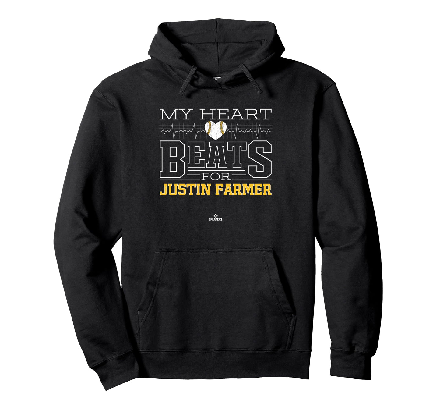 My Heart Beats Justin Farmer Hoodie - Fun Novelty Design for Adults - T-Shirt, Sweatshirt, Hoodie