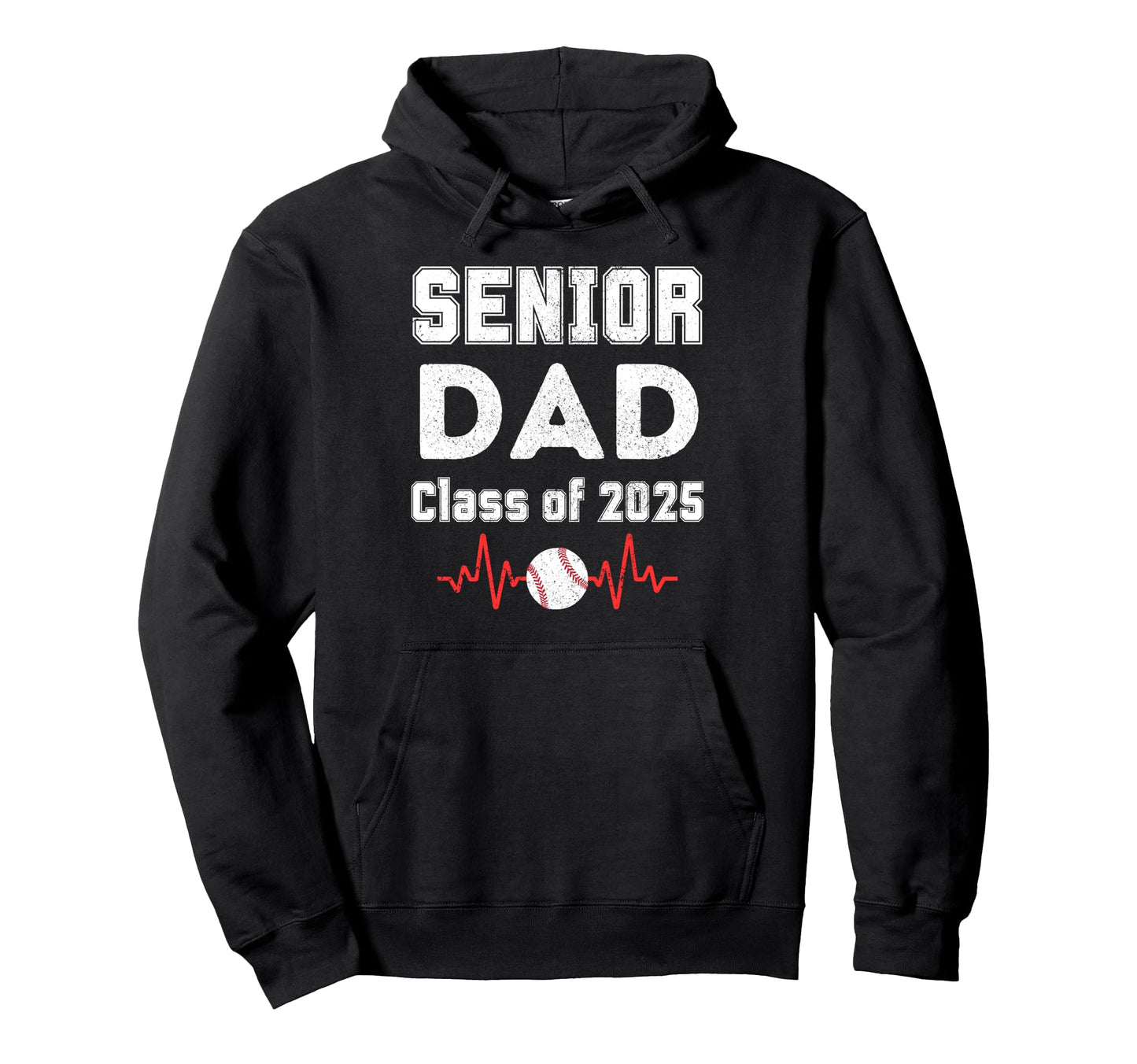 Senior Dad Class 2025 School Graduation Hoodie - Custom Art Print Unisex - T-Shirt, Sweatshirt, Hoodie