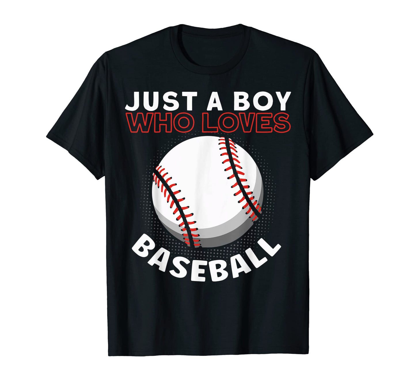 Baseball Party Just Who Loves Baseball T-Shirt - Minimalist Print Unisex - T-Shirt, Sweatshirt, Hoodie