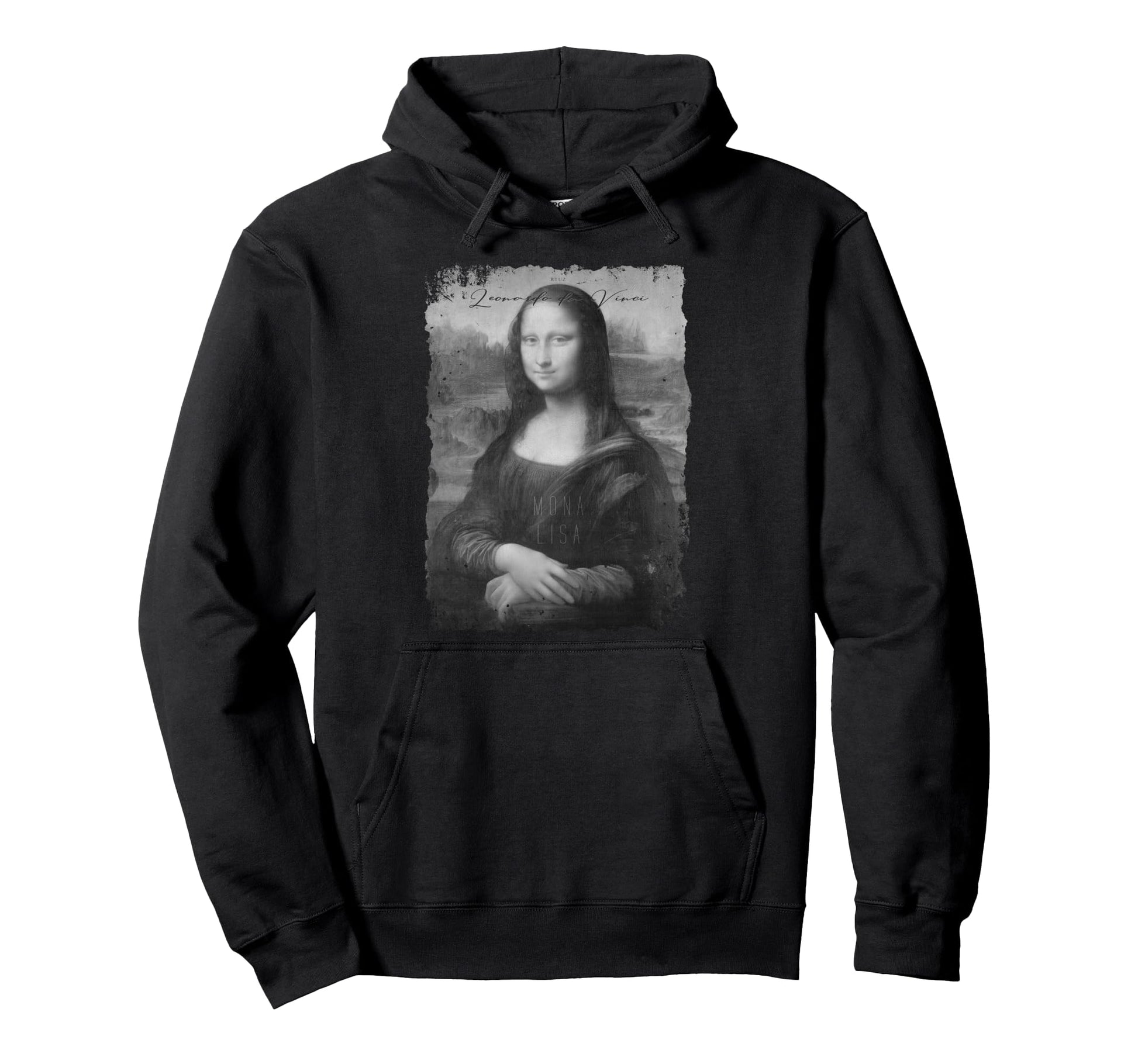 Mona Lisa Aesthetic Y2K Streetwear Hoodie - Unique Graphic Unisex - T-Shirt, Sweatshirt, Hoodie