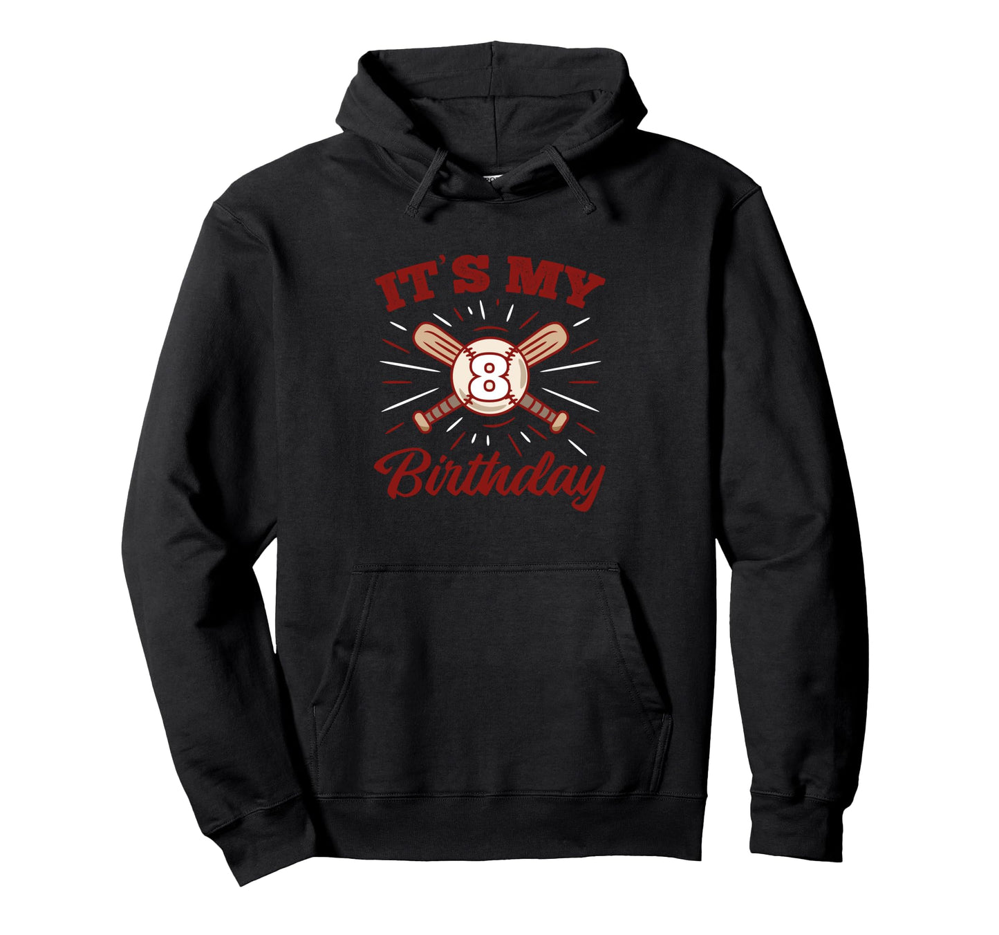 Baseball Birthday Hoodie - Novelty Apparel Unisex - T-Shirt, Sweatshirt, Hoodie
