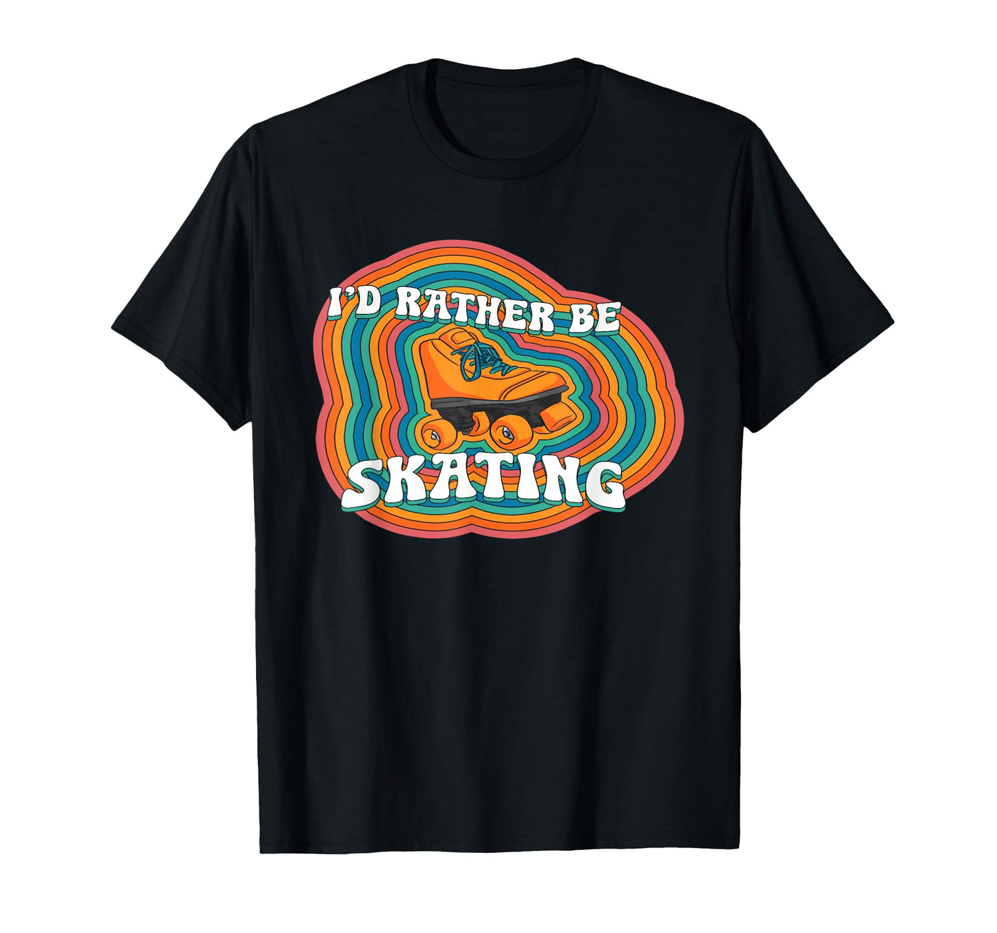 Roller Skating Skate 1970S T-Shirt - Unique Graphic Unisex - T-Shirt, Sweatshirt, Hoodie