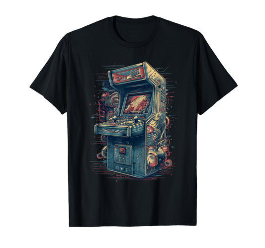 Arcade Gamer Gaming Arcade Machine T-Shirt - Unique Graphic Unisex - T-Shirt, Sweatshirt, Hoodie